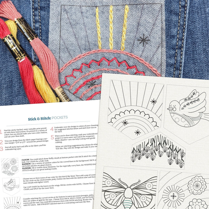 Stick & Stitch Motifs: Pockets - Stitched Stories