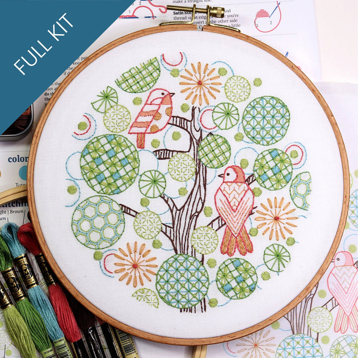 Tree of Life Embroidery Kit - Stitched Stories