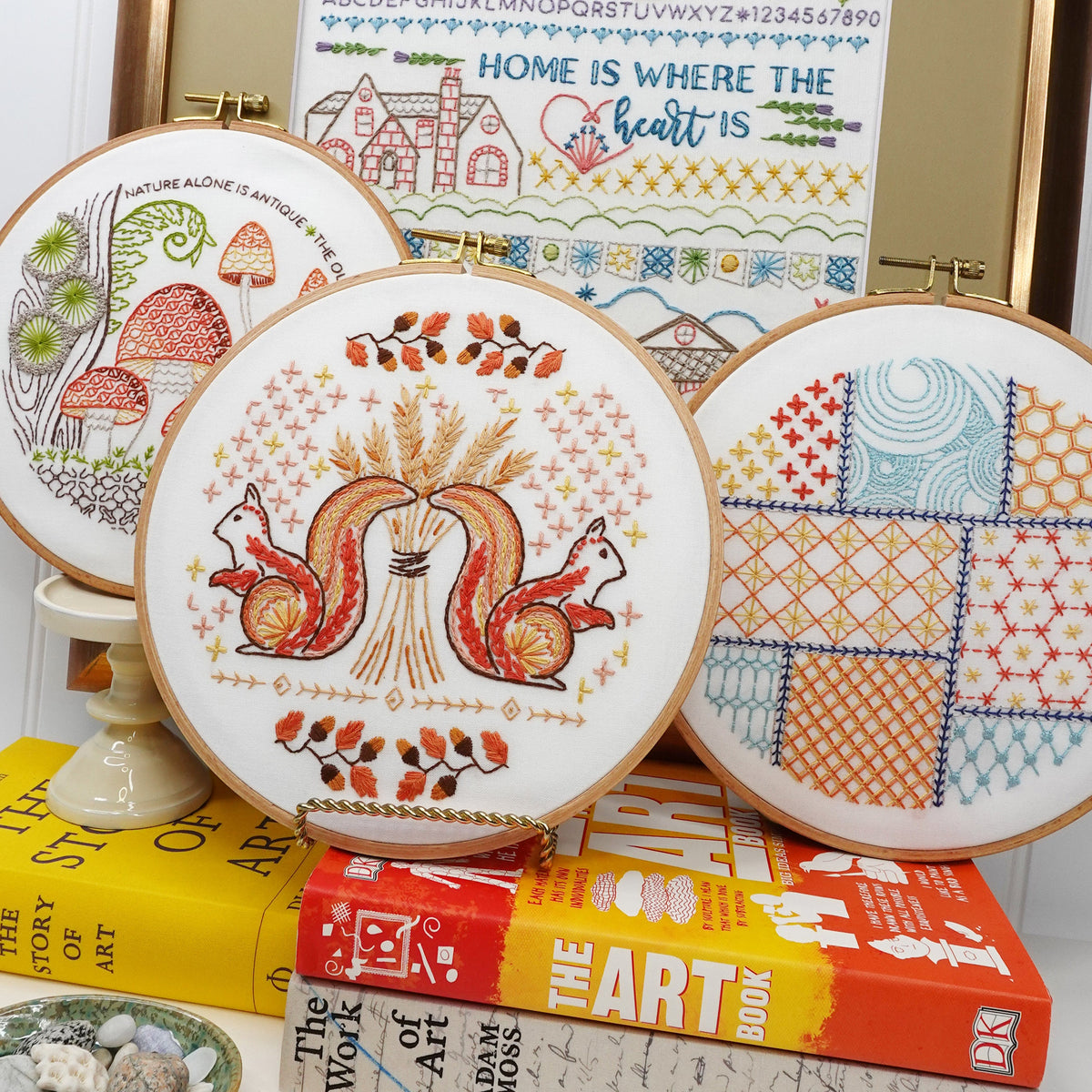 Traditional Embroidery Stitch Sampler Patterns and Kits | Vintage Band ...