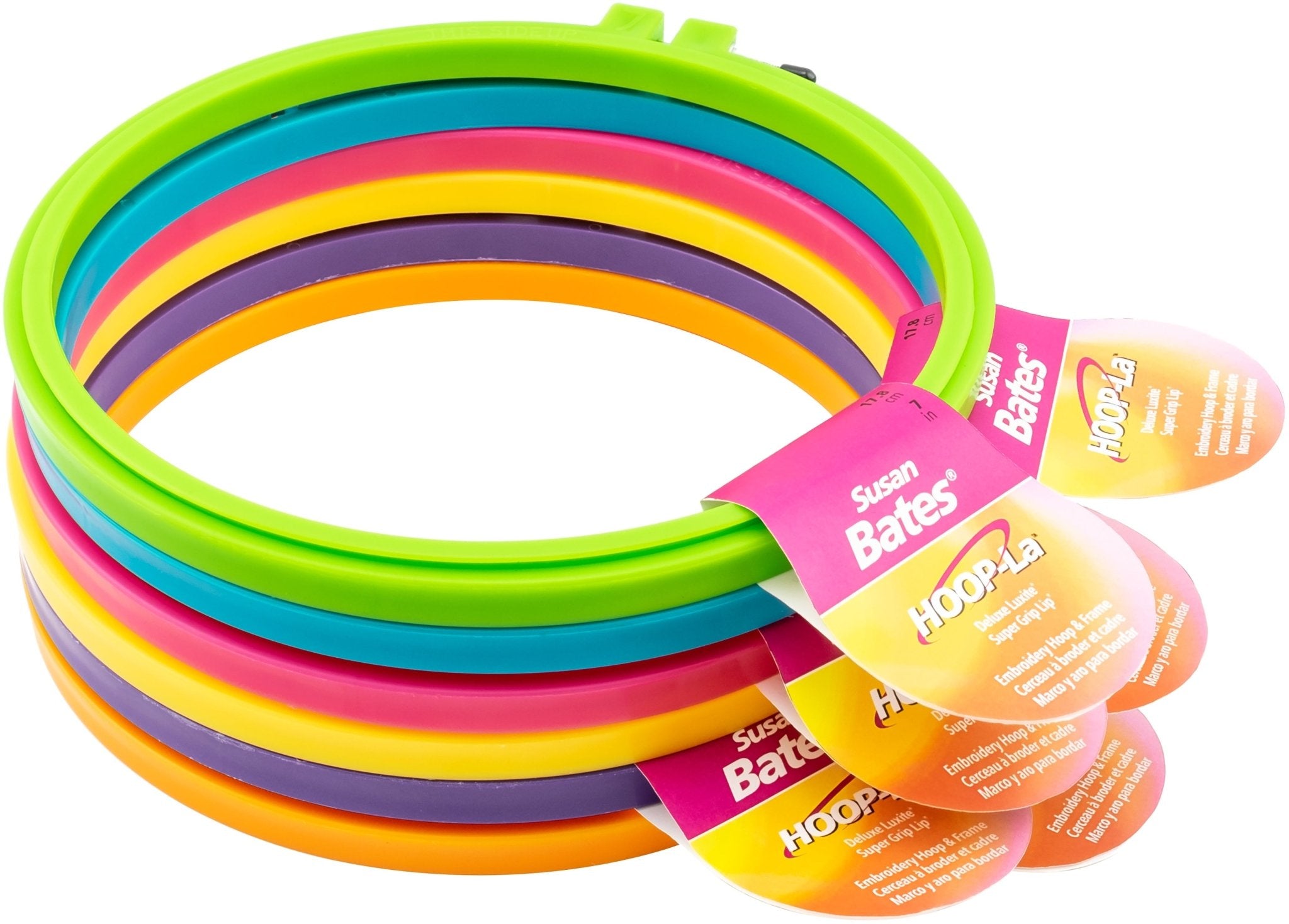 8" SuperGrip Hoopla Embroidery Hoop by Susan Bates - Stitched Stories