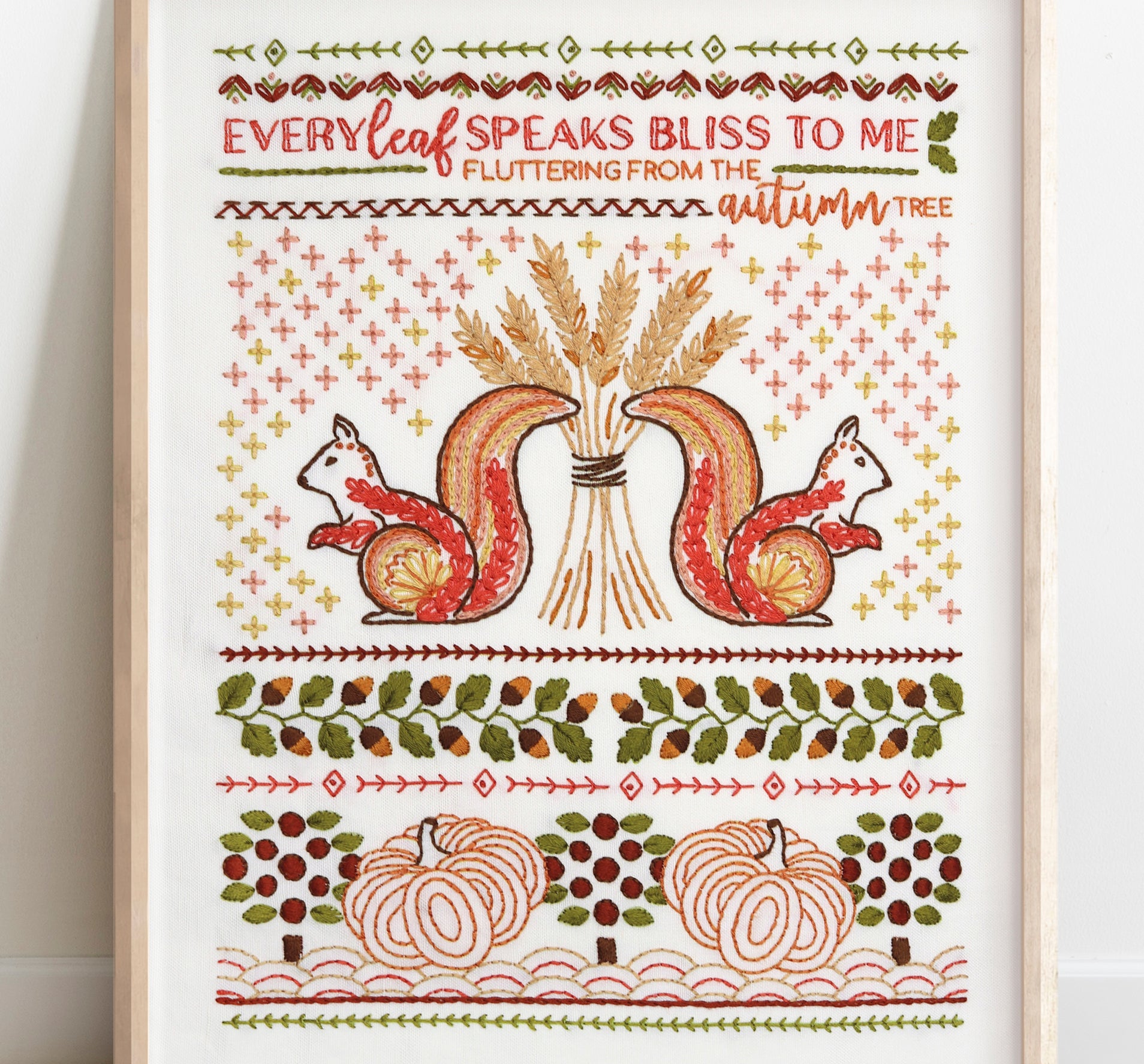 Through the Woods Sampler Embroidery Pattern Bundle of 3