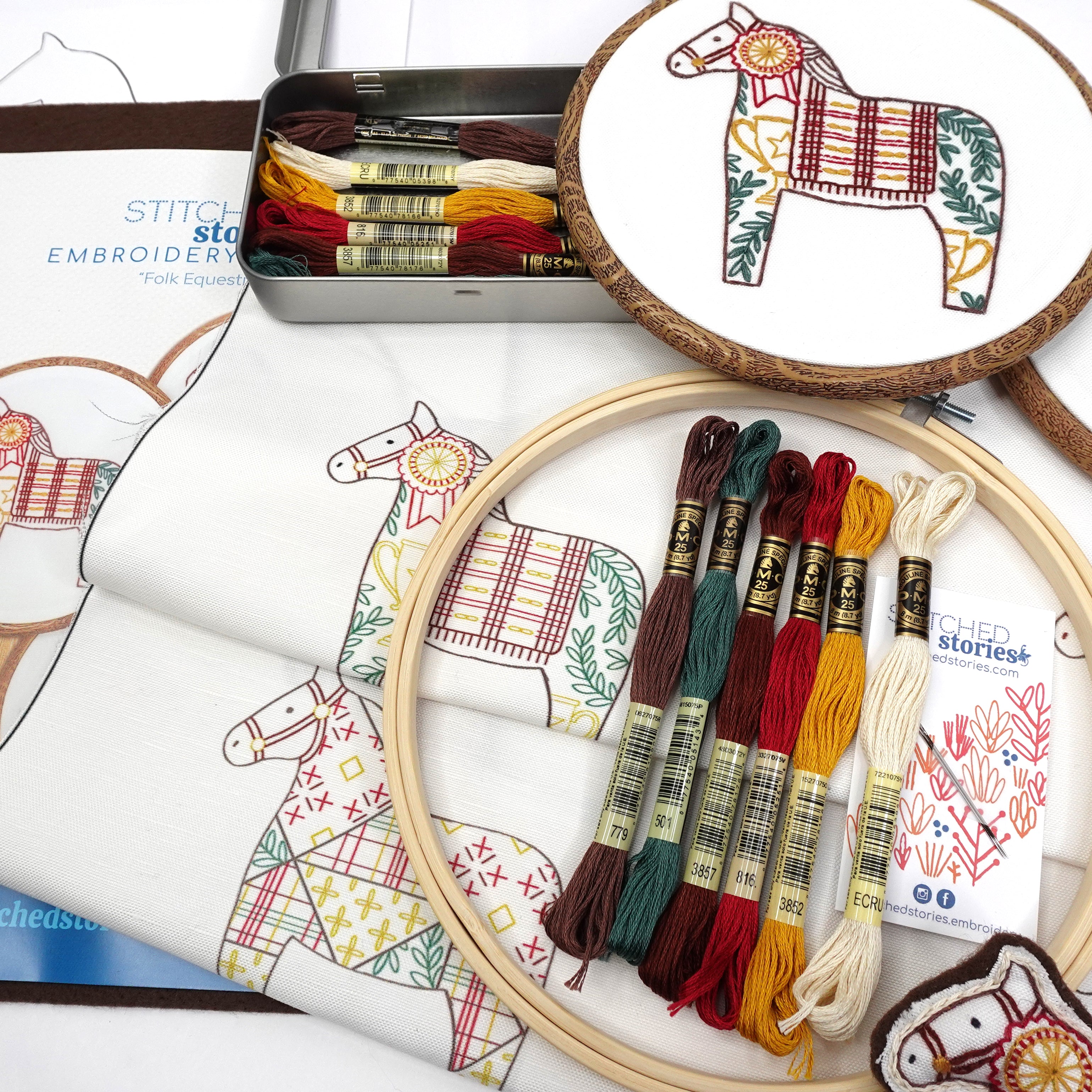 Pasture to Pond Little Frameables Embroidery Kit Bundle of 3
