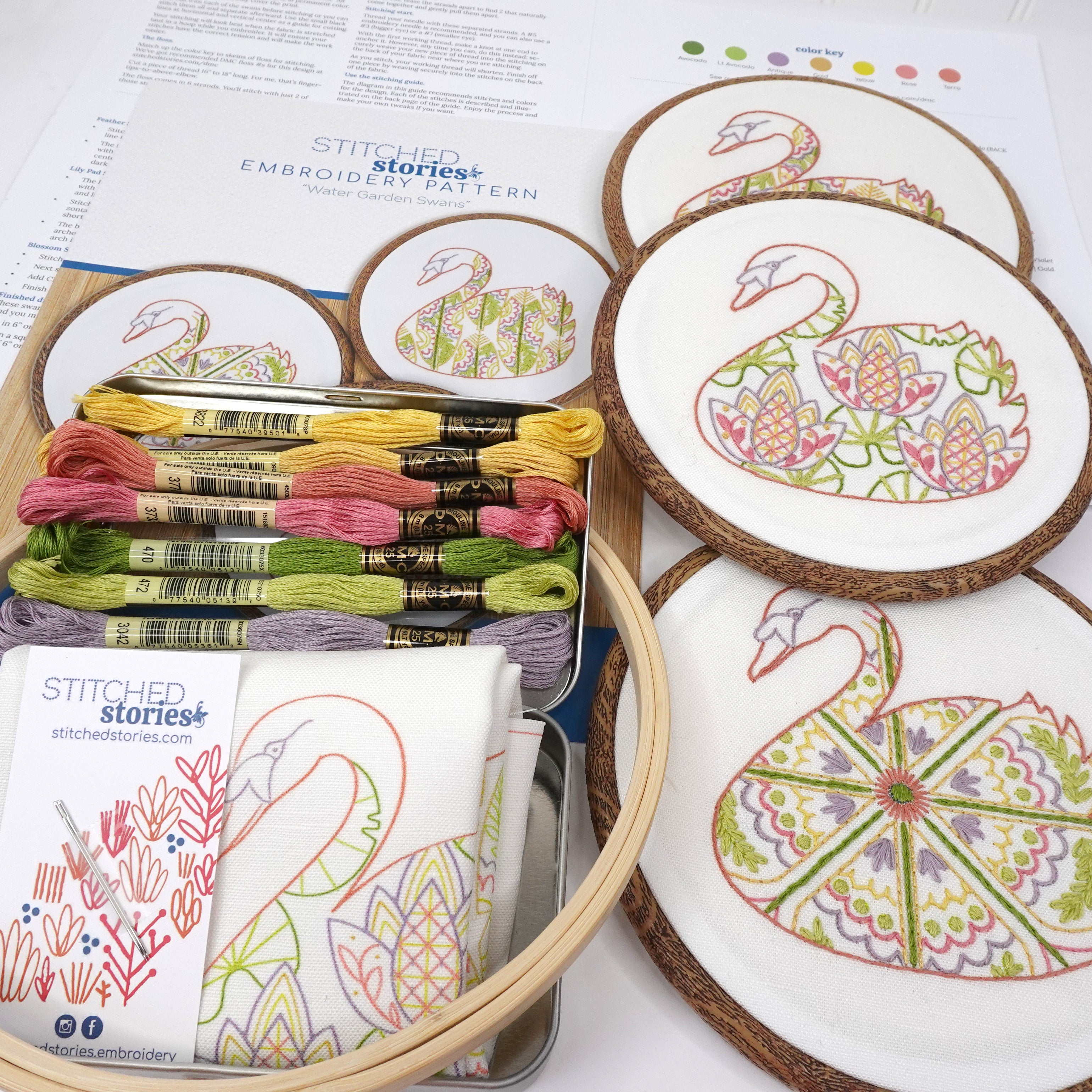 Pasture to Pond Little Frameables Embroidery Kit Bundle of 3