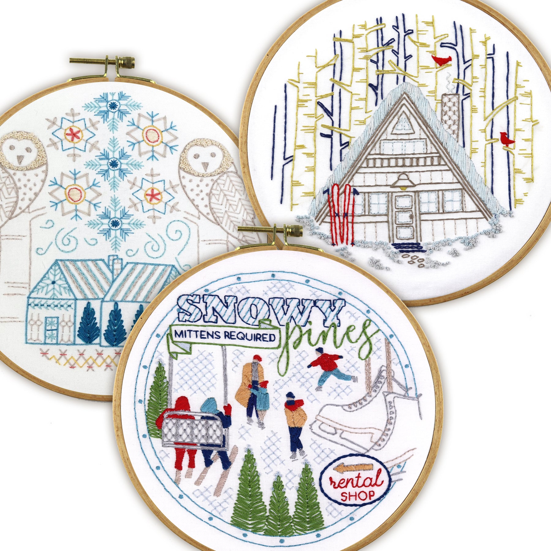Winter Wonder Bundle of 3 Fabric Patterns