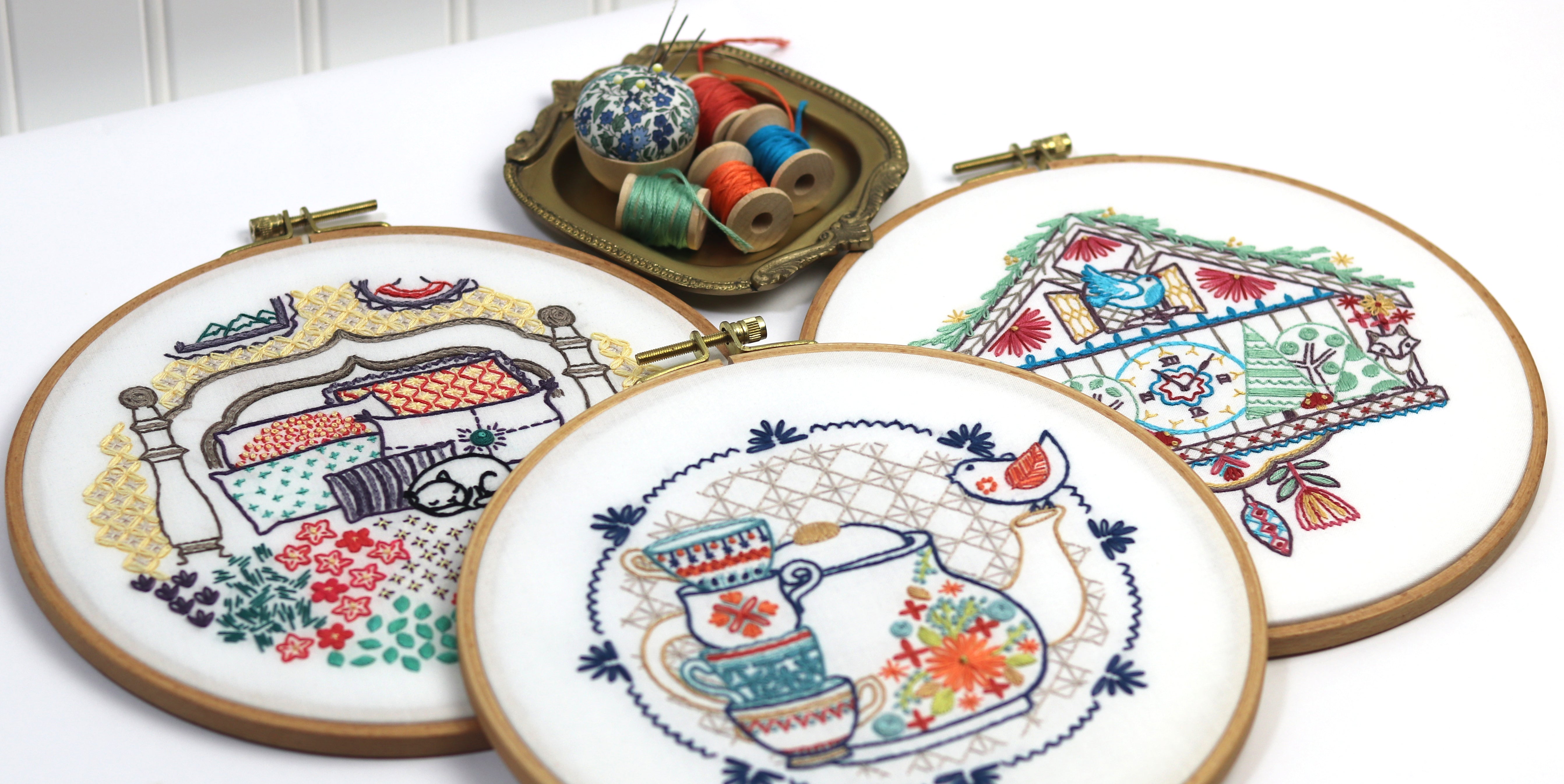 Embroidery Kit - Peacock - Gift & Gather