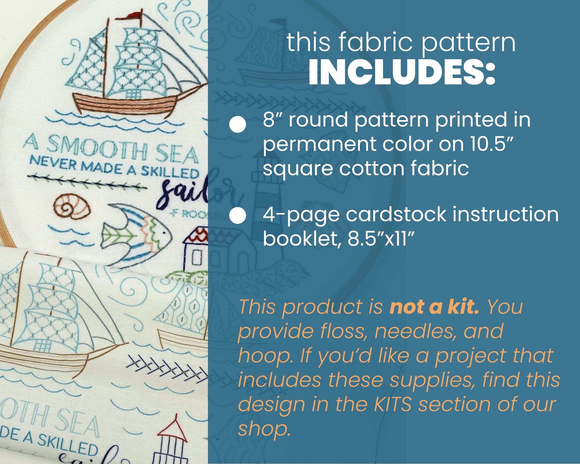 At Sea Printed Fabric Pattern