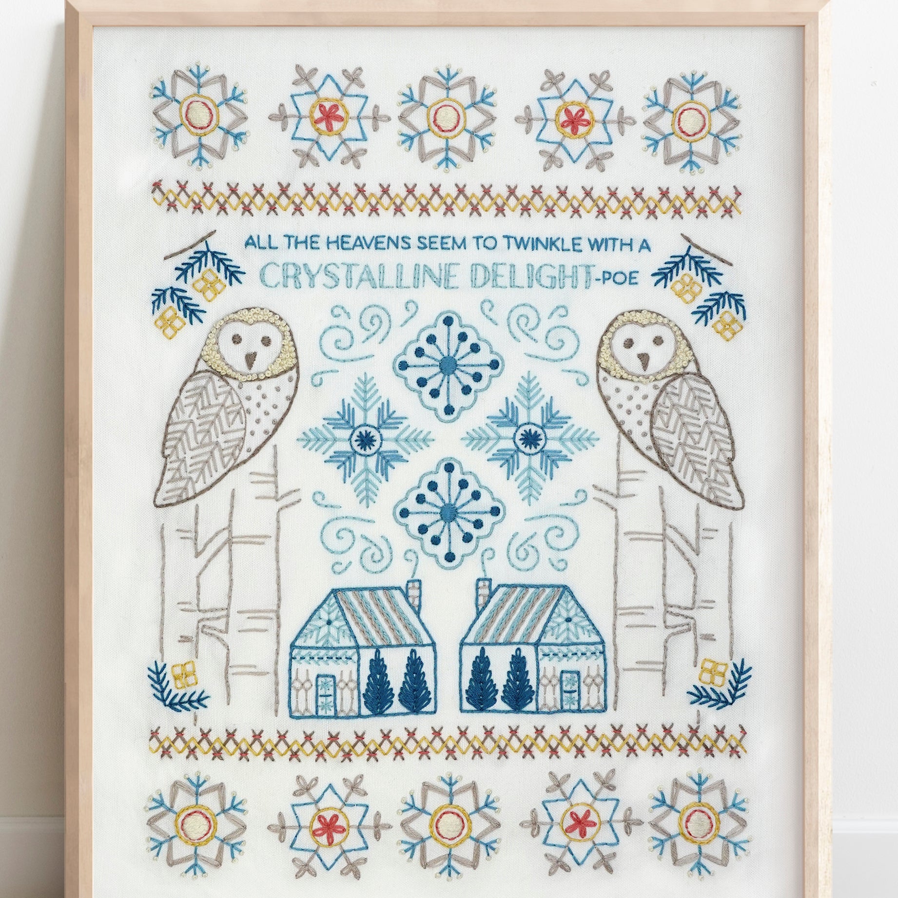 Through the Woods Sampler Embroidery Pattern Bundle of 3