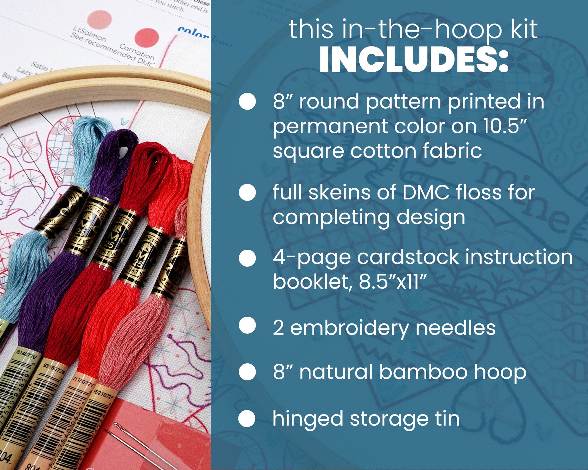 Be Mine Embroidery Kit - Stitched Stories