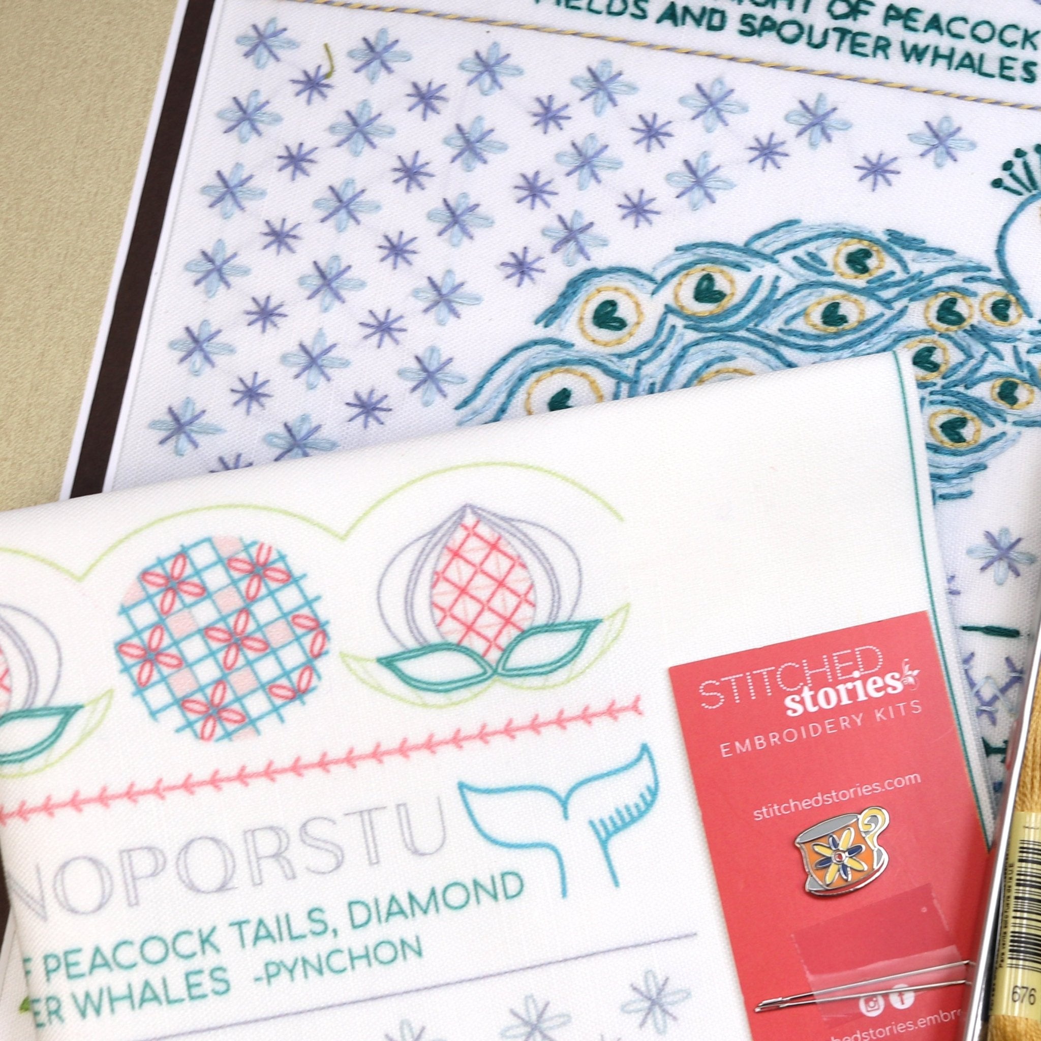 Classic Stitch Sampler Embroidery Pattern Bundle of 3 - Stitched Stories