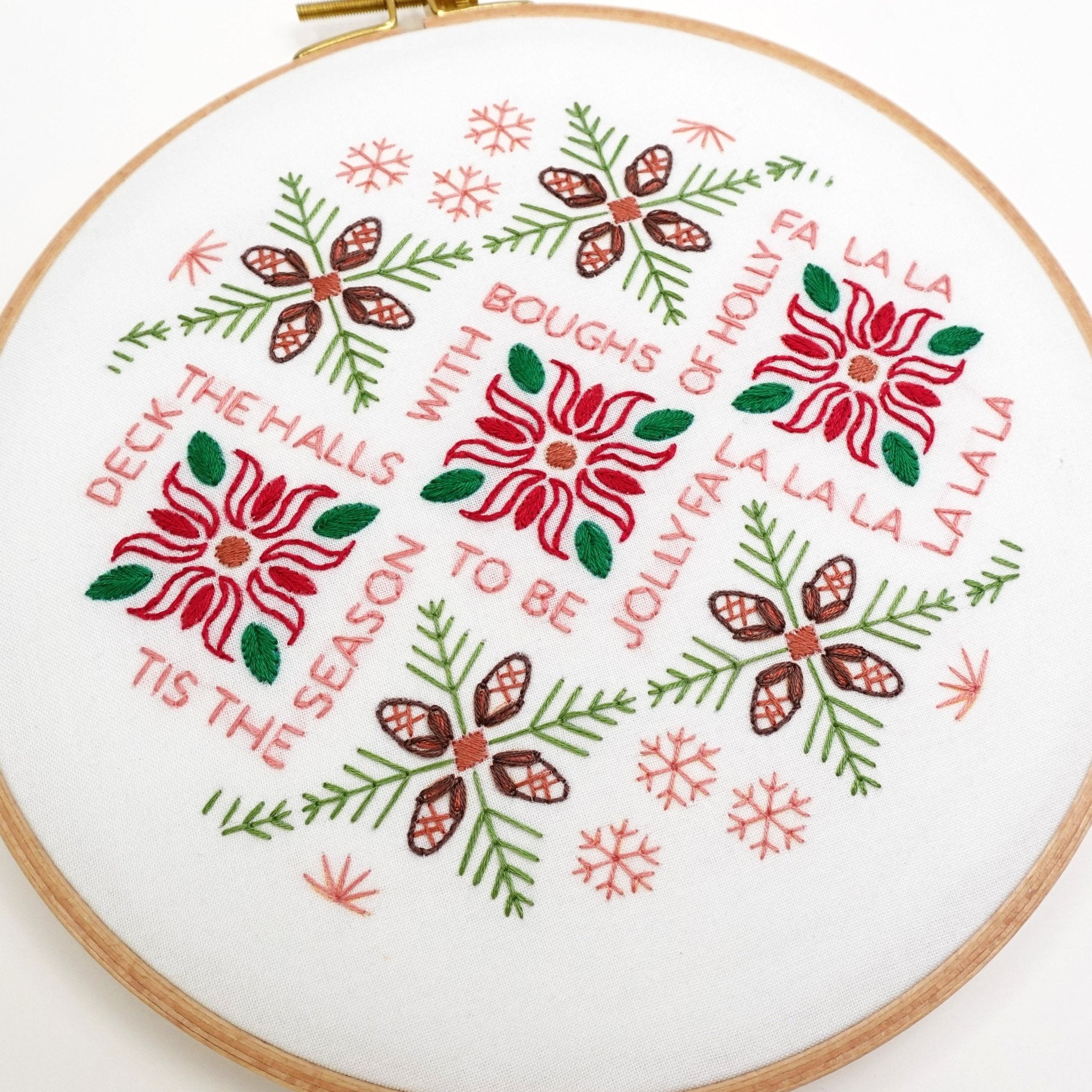 Deck the Halls Printed Fabric Pattern - Stitched Stories