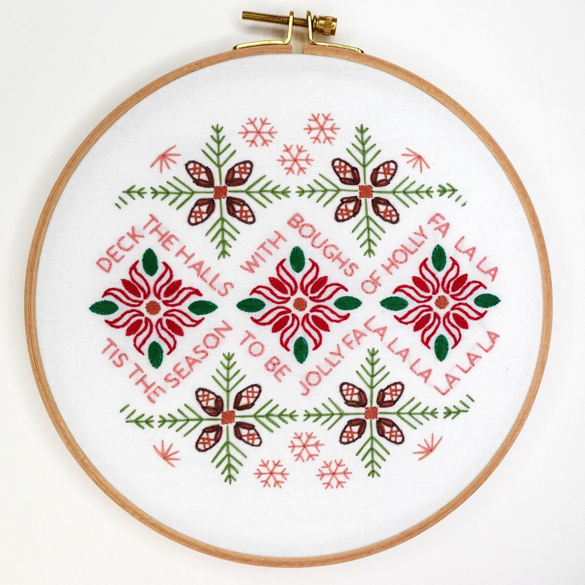 Deck the Halls Printed Fabric Pattern - Stitched Stories