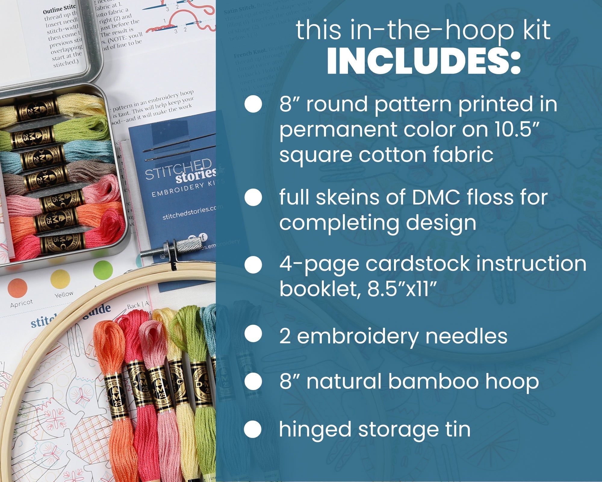 Easter Fluffle Embroidery Kit - Stitched Stories