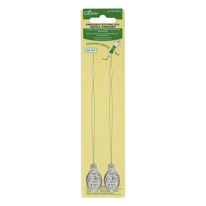 FINAL SALE Embroidery Stitching Tool Needle Threader by Clover - Stitched Stories