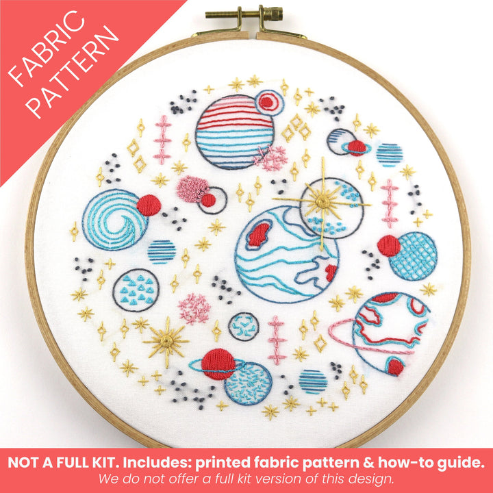 Galaxy Printed Fabric Pattern - Stitched Stories