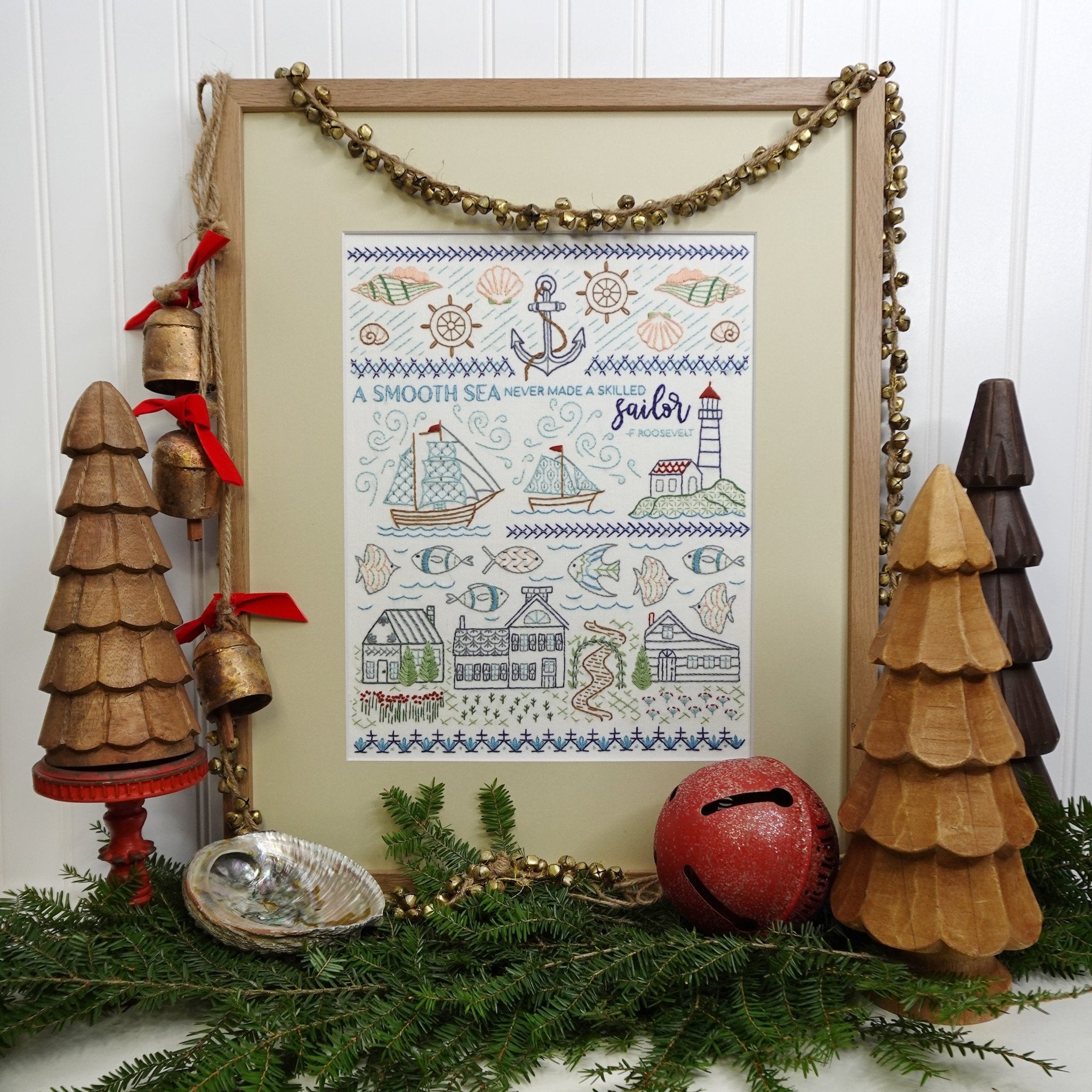 Home to Harbor Sampler Embroidery Kit Bundle of 3 - Stitched Stories