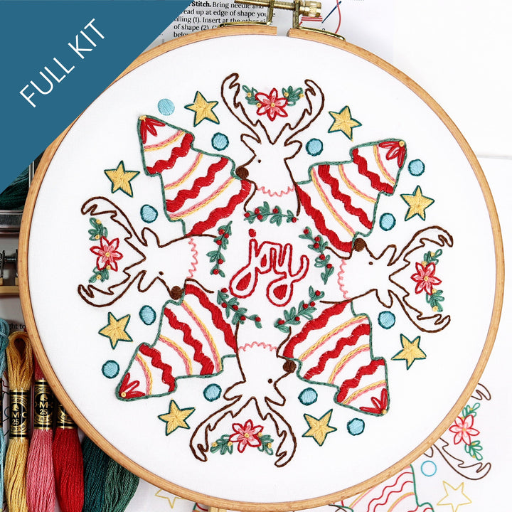 Joy Embroidery Kit - Stitched Stories