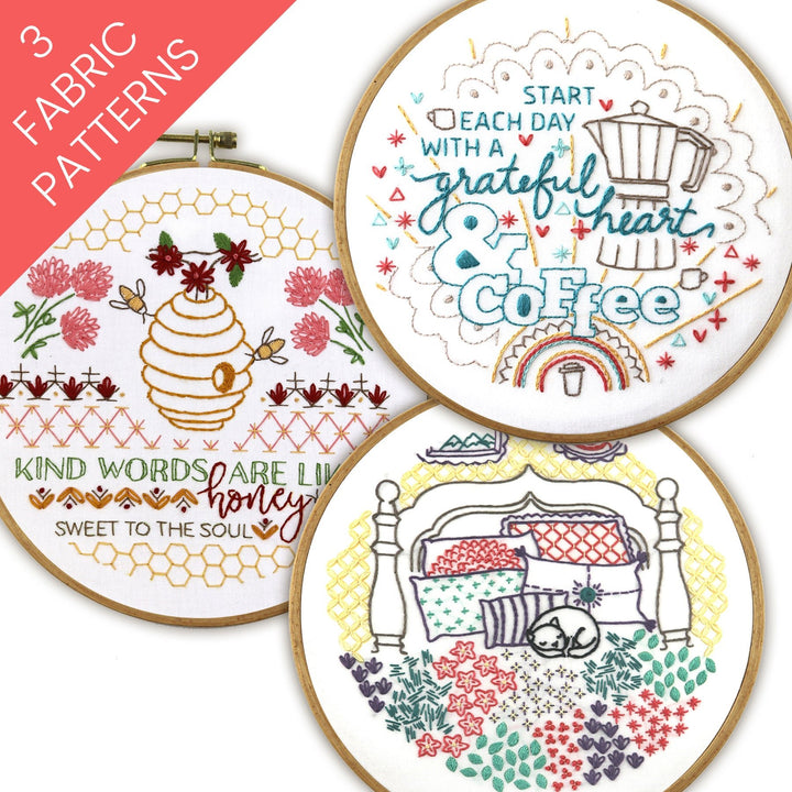 Kind & Cozy Bundle of 3 Fabric Patterns - Stitched Stories