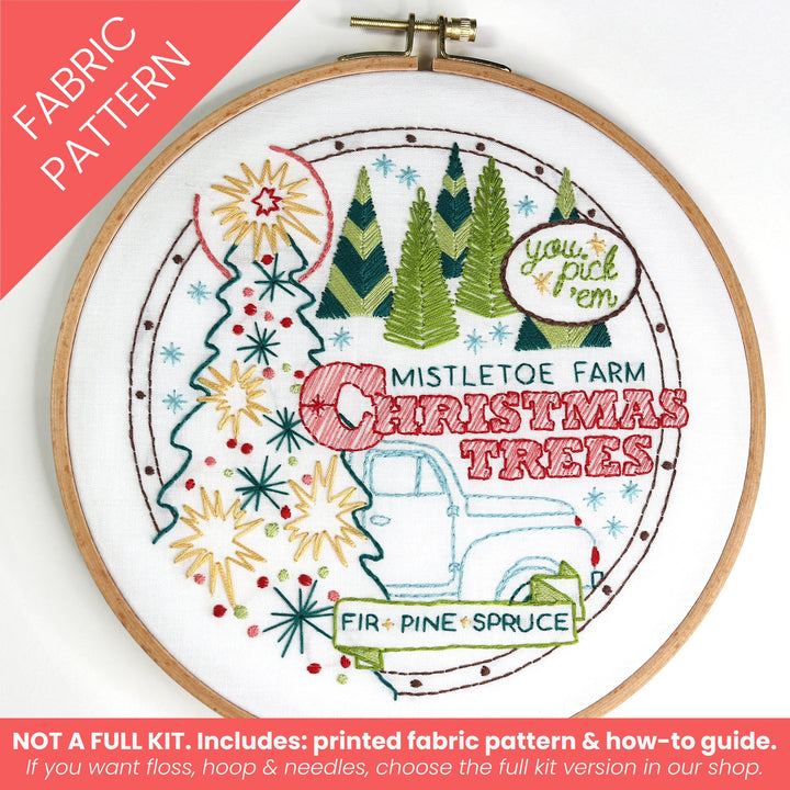 Mistletoe Farm Printed Fabric Pattern - Stitched Stories