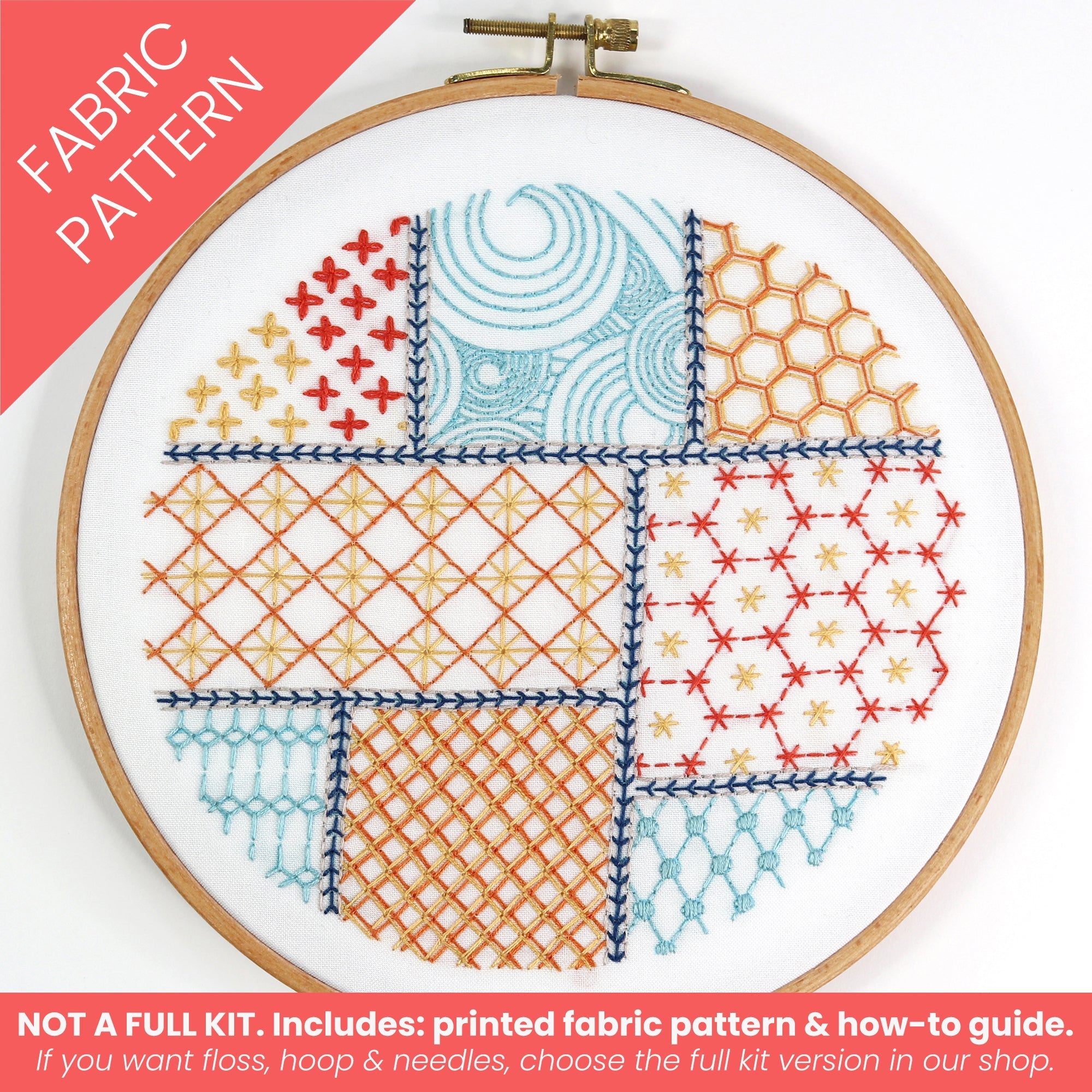 Patchwork Printed Fabric Pattern - Stitched Stories