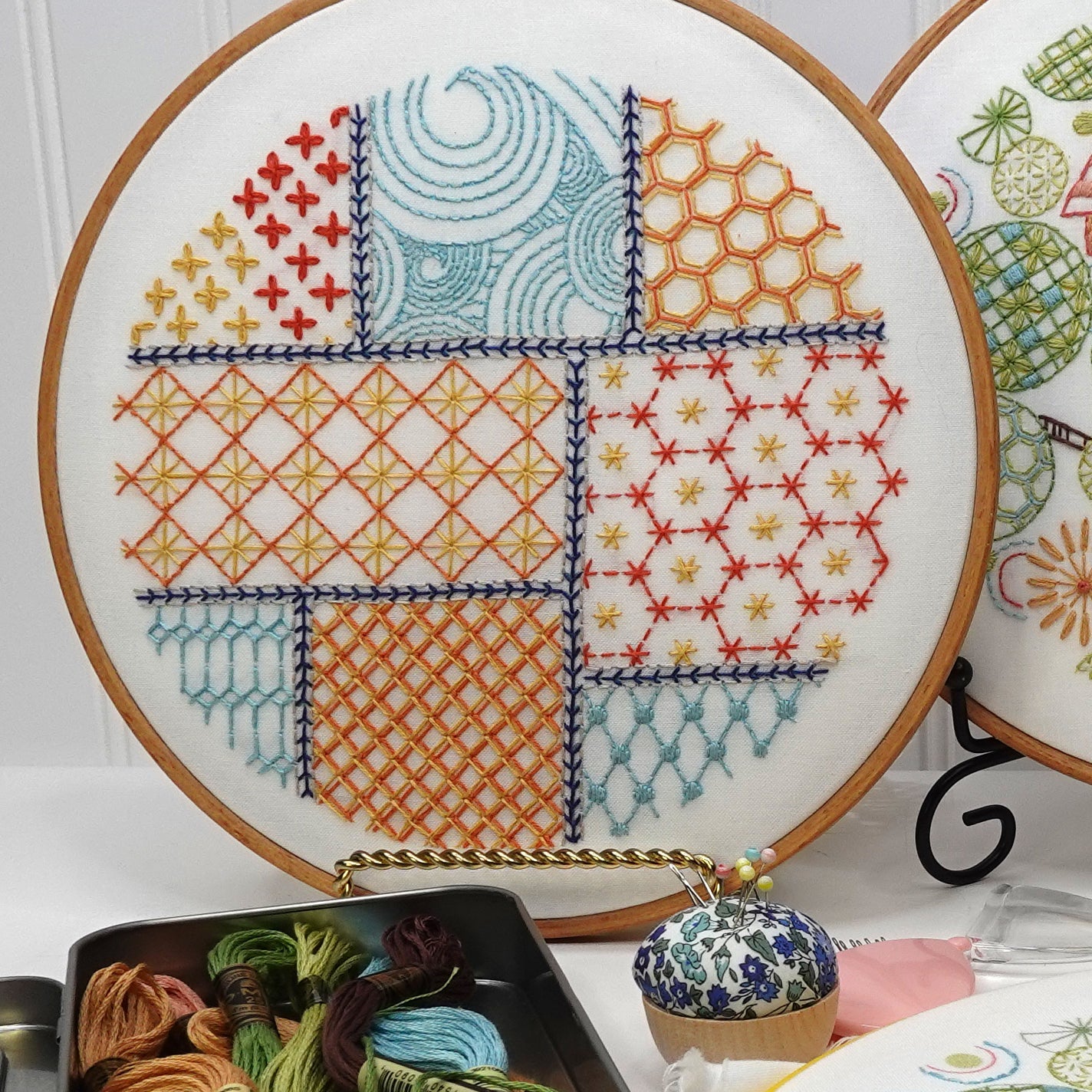 n*a様 TODAY FUL Embroidery Patchwork Trou n*a様 TODAY FUL Embroidery Patchwork Trou Treasured Threadz
