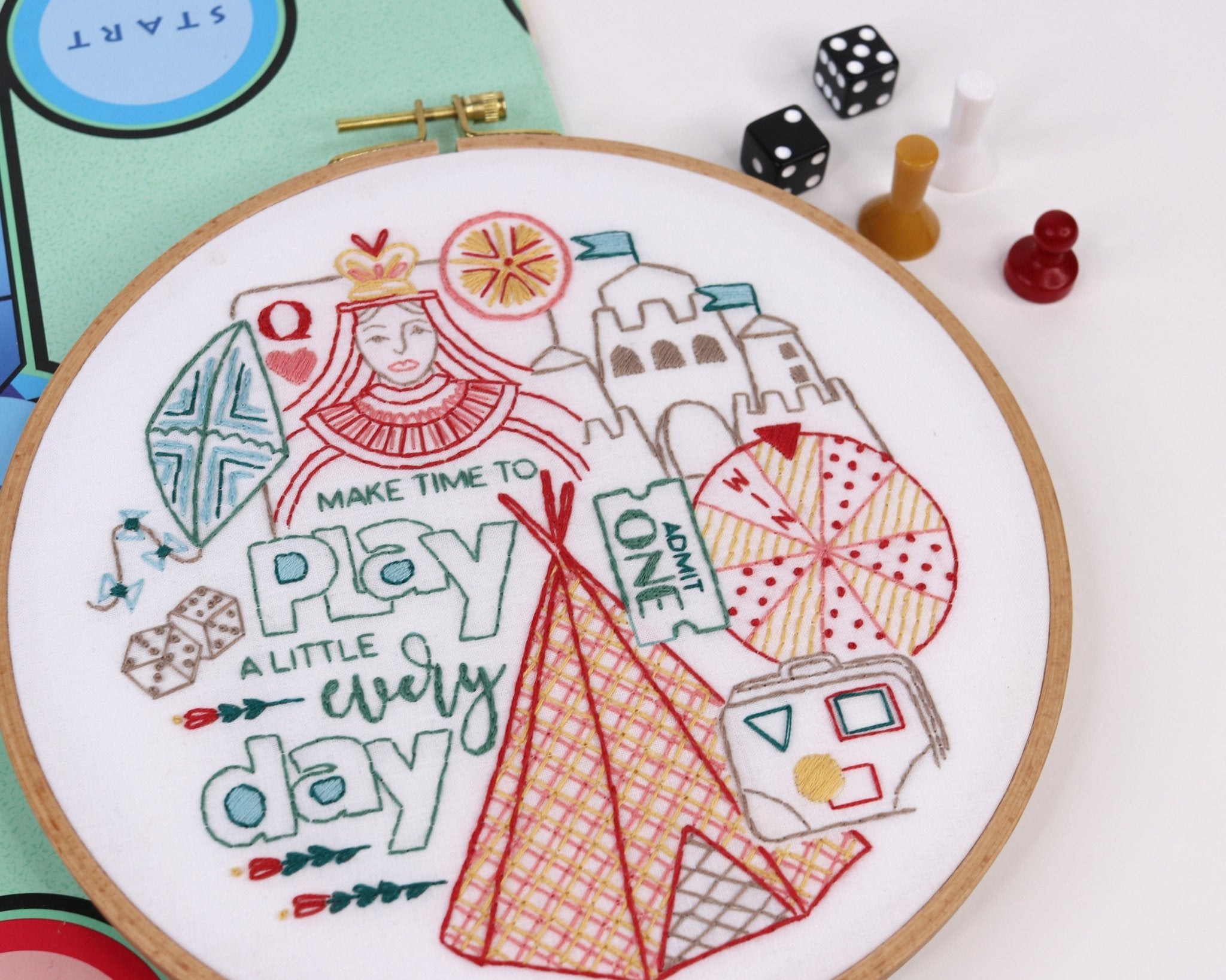 Play Embroidery Kit - Stitched Stories