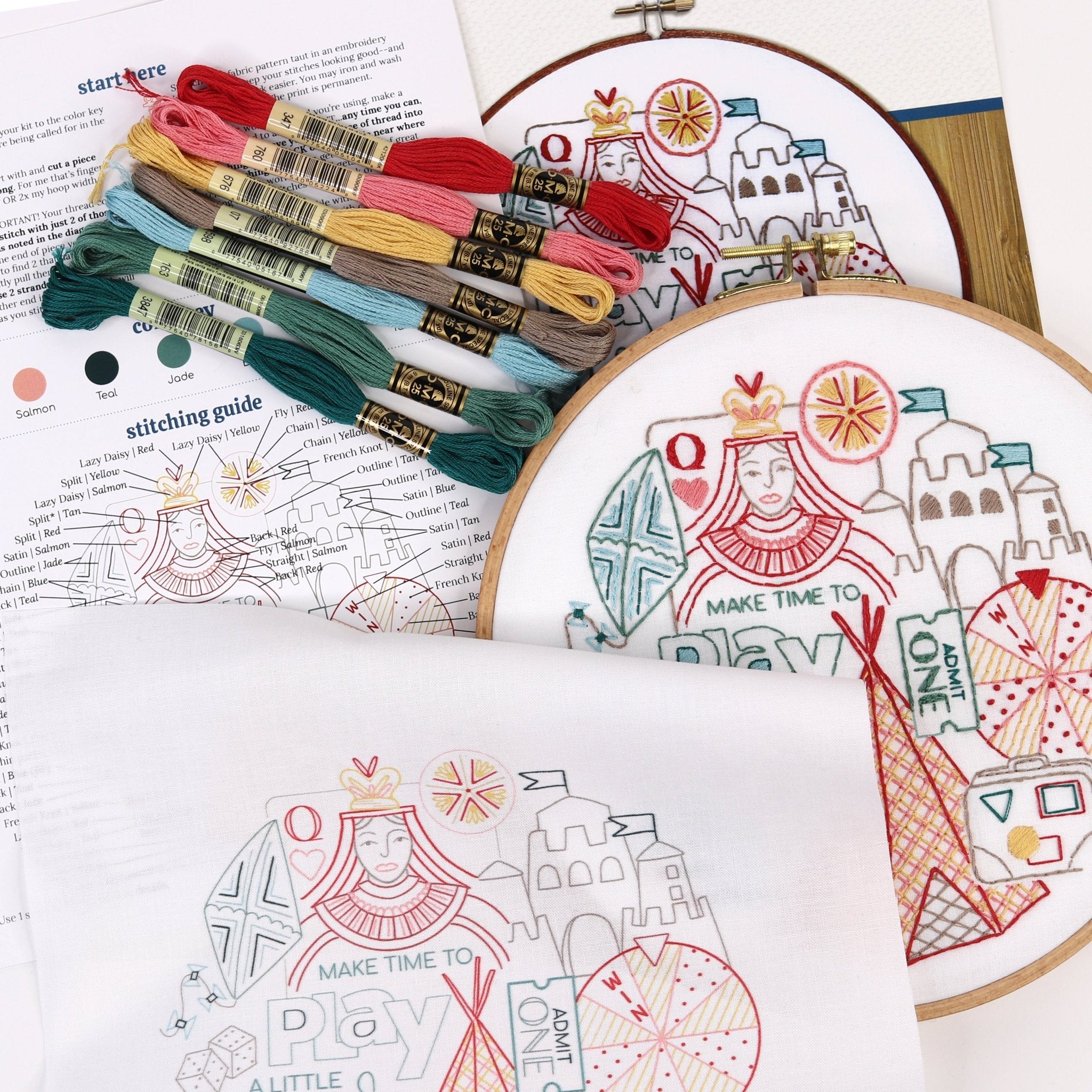 Play Embroidery Kit - Stitched Stories
