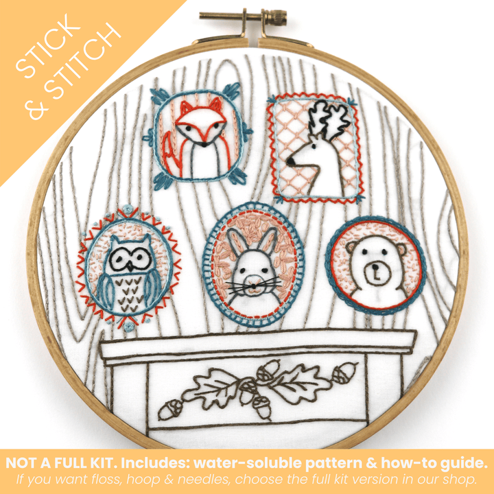 Rogues' Gallery Stick & Stitch Water - Soluble Pattern - Stitched Stories