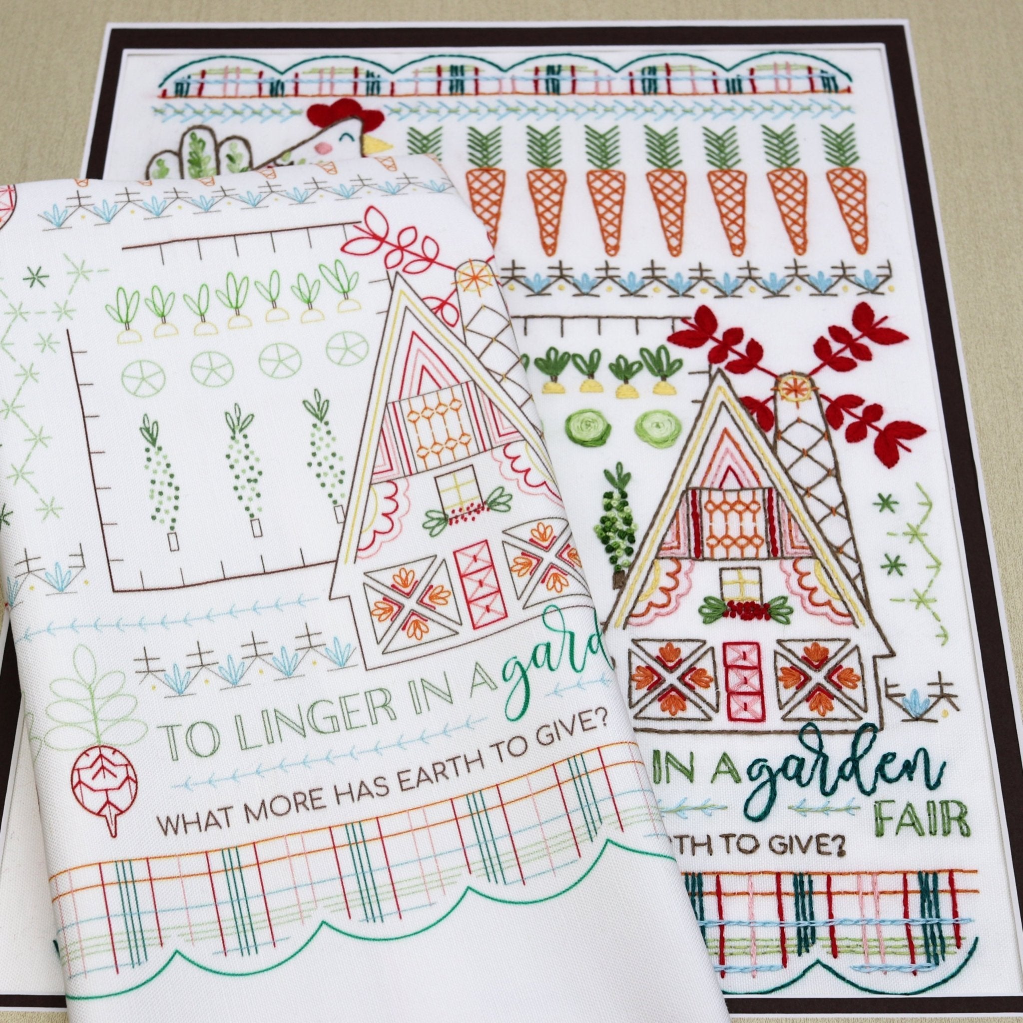 Seasonal Stitch Sampler Embroidery Pattern Bundle of 3 - Stitched Stories