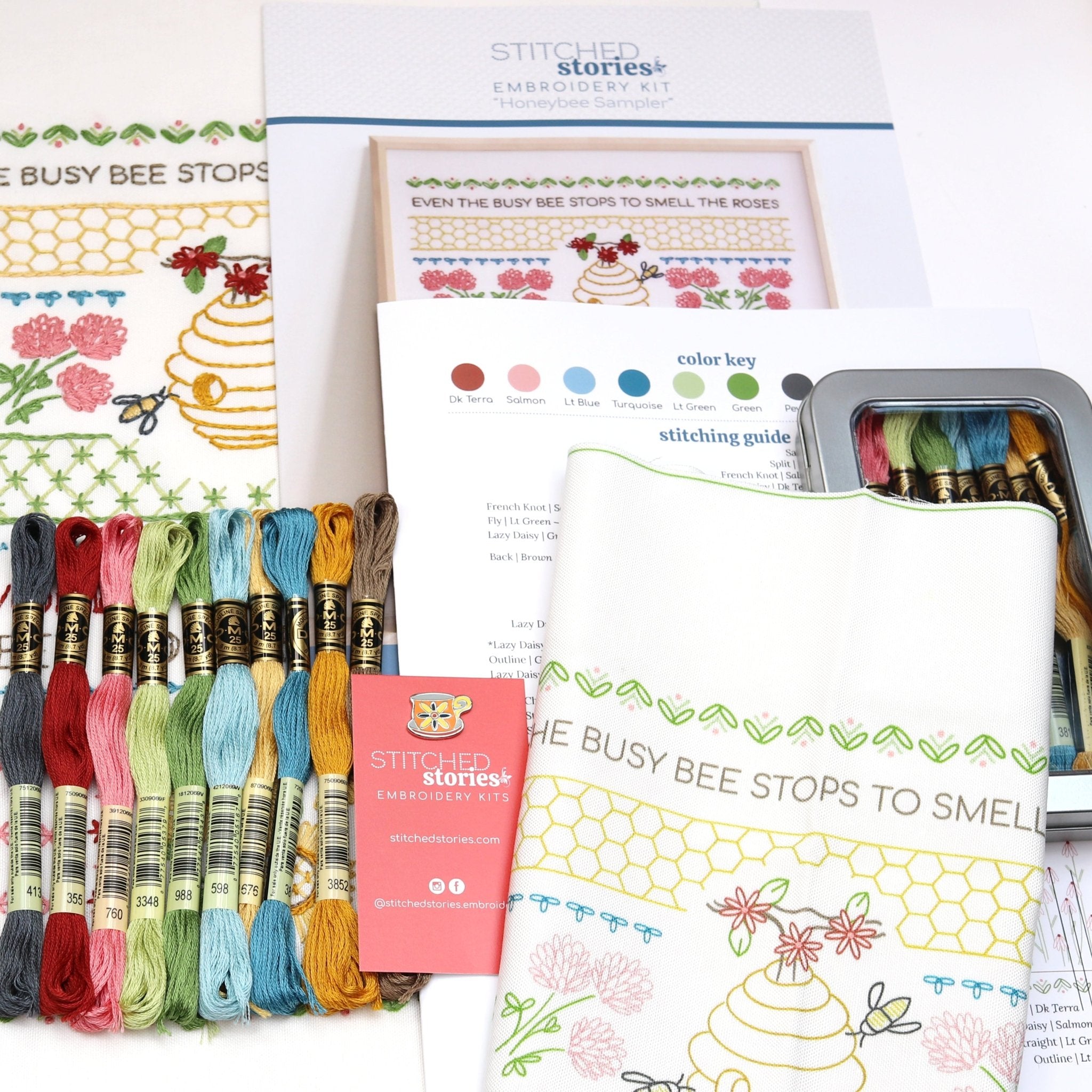 Seasons Sampler Embroidery Kit Bundle of 3 - Stitched Stories