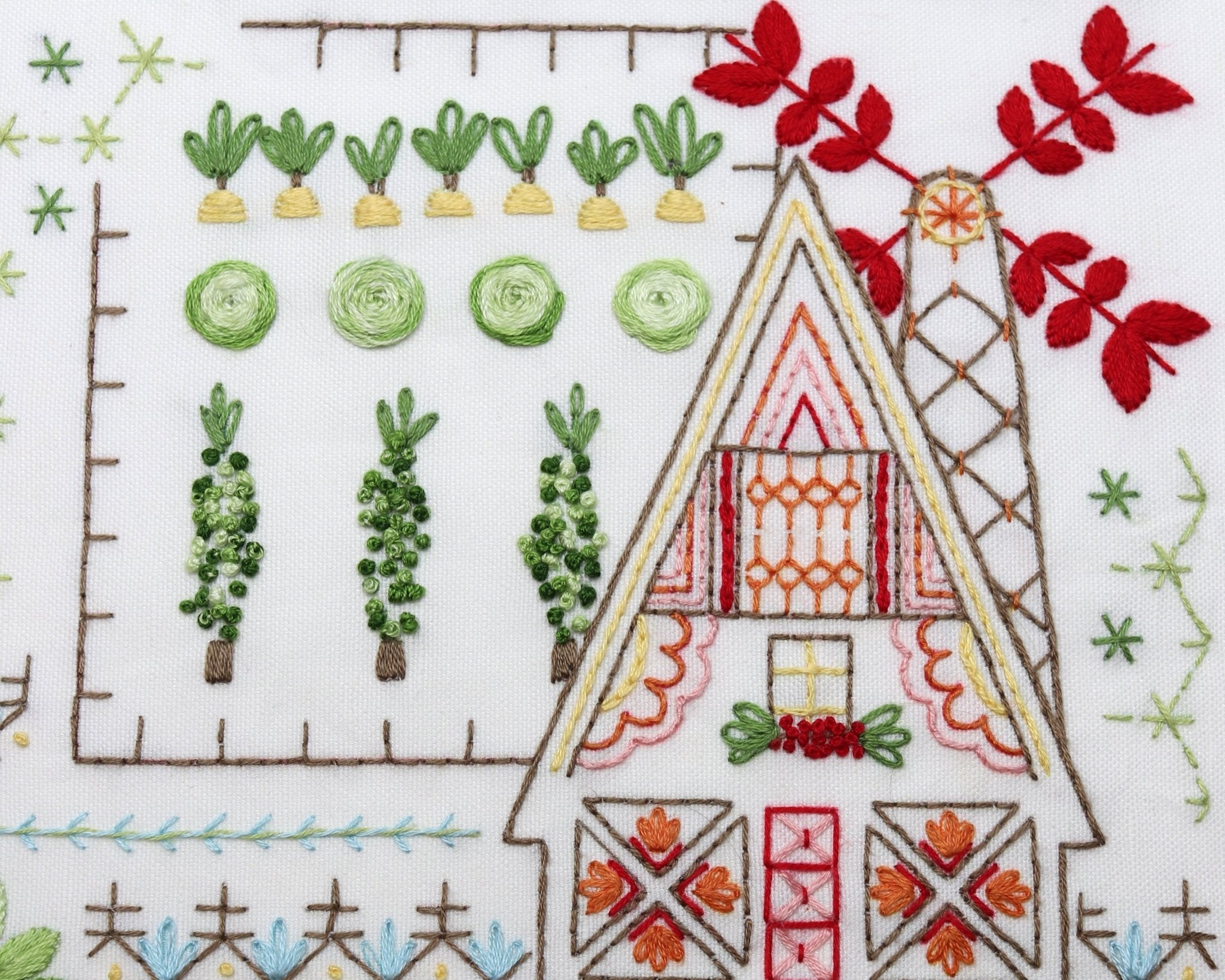 Stick & Stitch Motifs: Country Garden - Stitched Stories