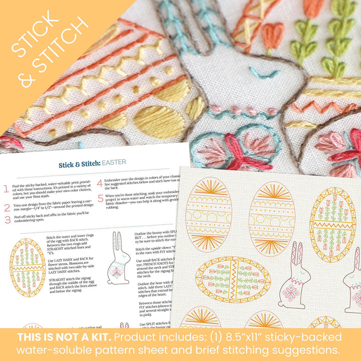 Stick & Stitch Motifs: Easter - Stitched Stories