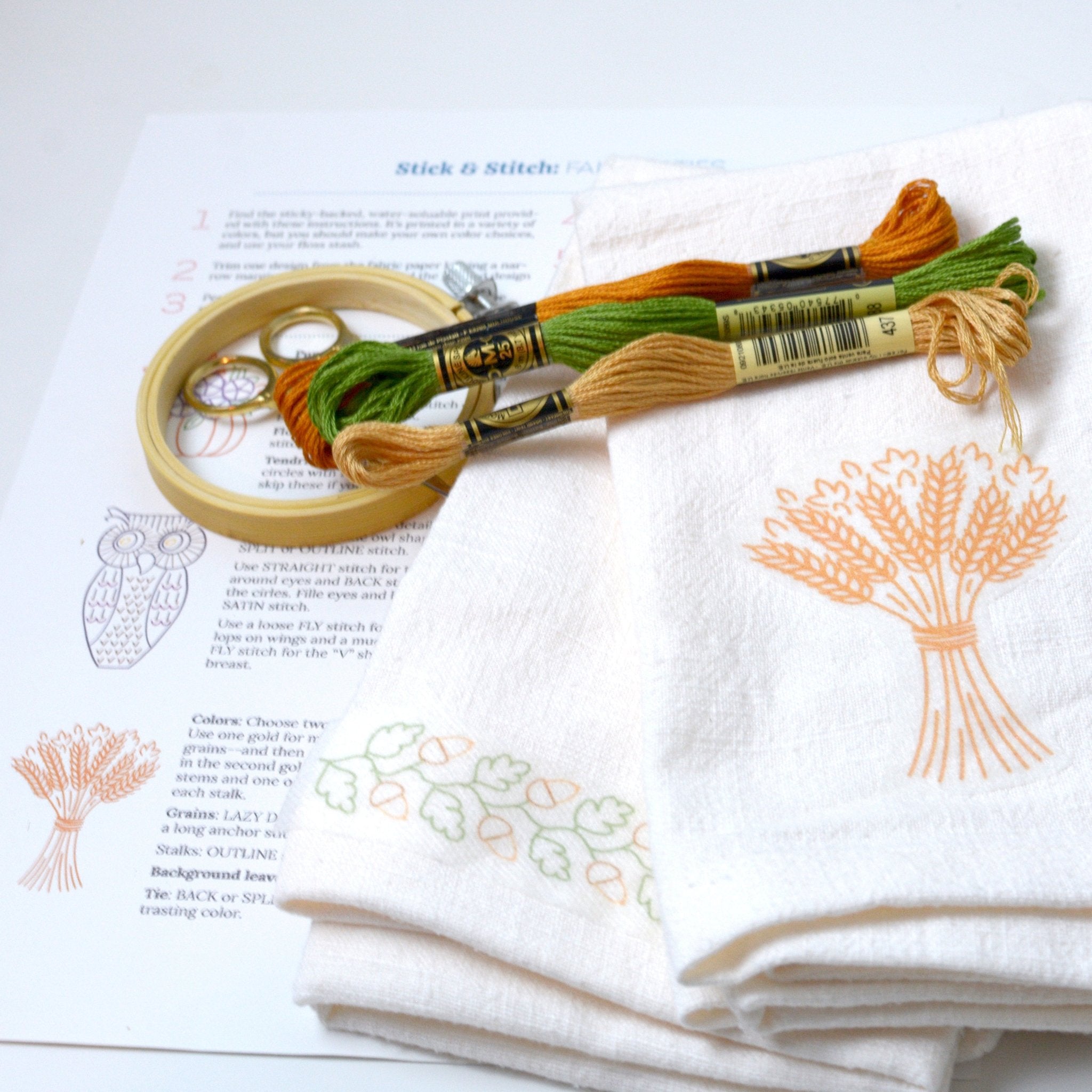 Stick & Stitch Motifs: Fall - Stitched Stories