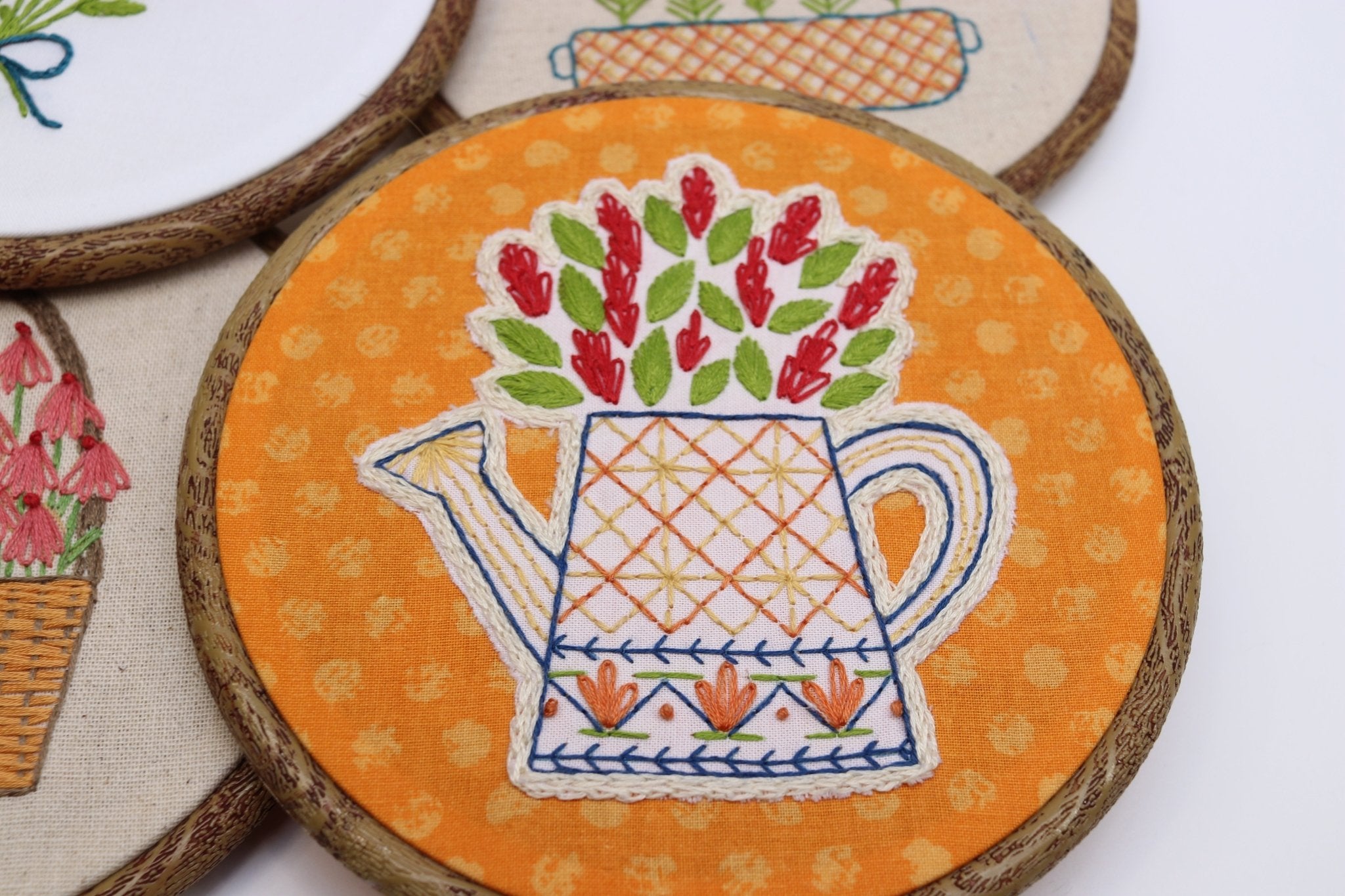 Stick and Stitch Embroidery Pattern Flower Bouquets, Sulky