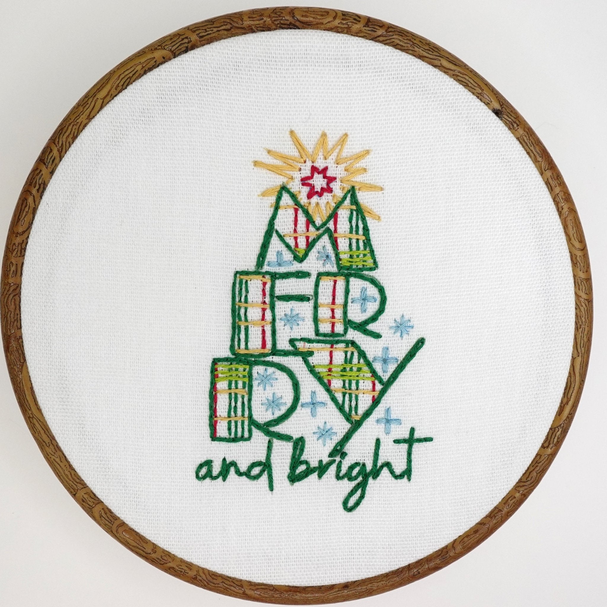 Stick & Stitch Motifs: Merry Trees - Stitched Stories