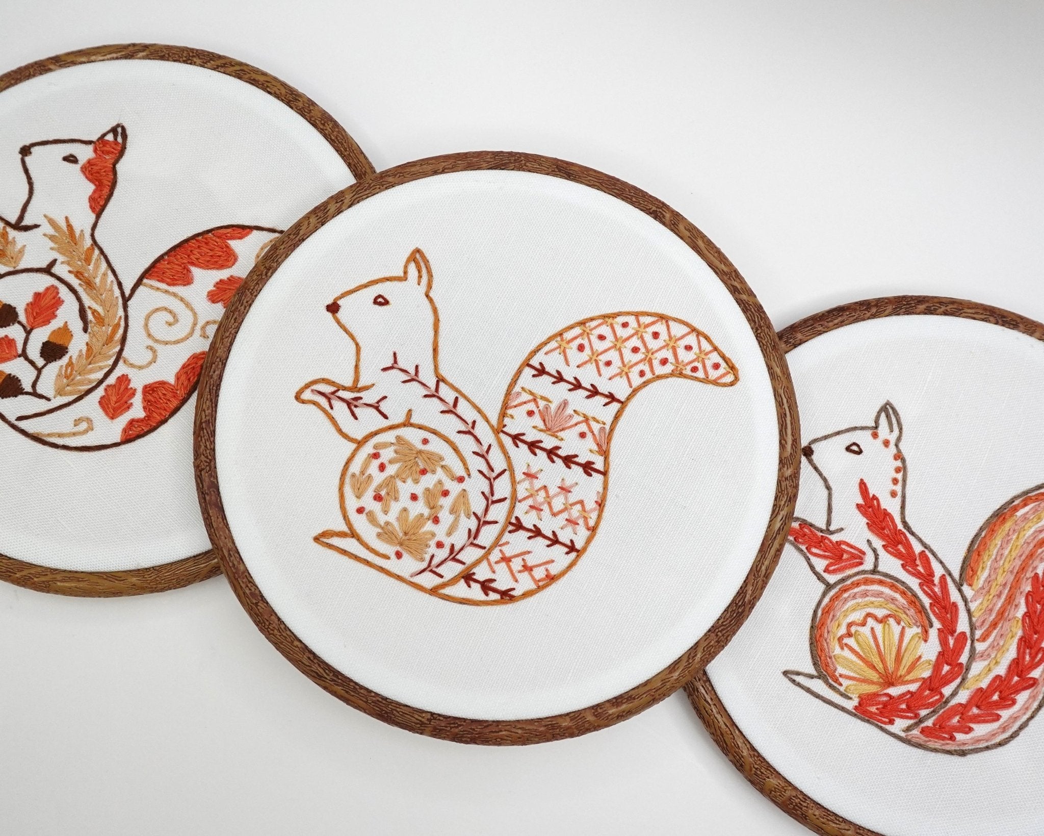 Stick & Stitch Motifs: Squirrels - Stitched Stories