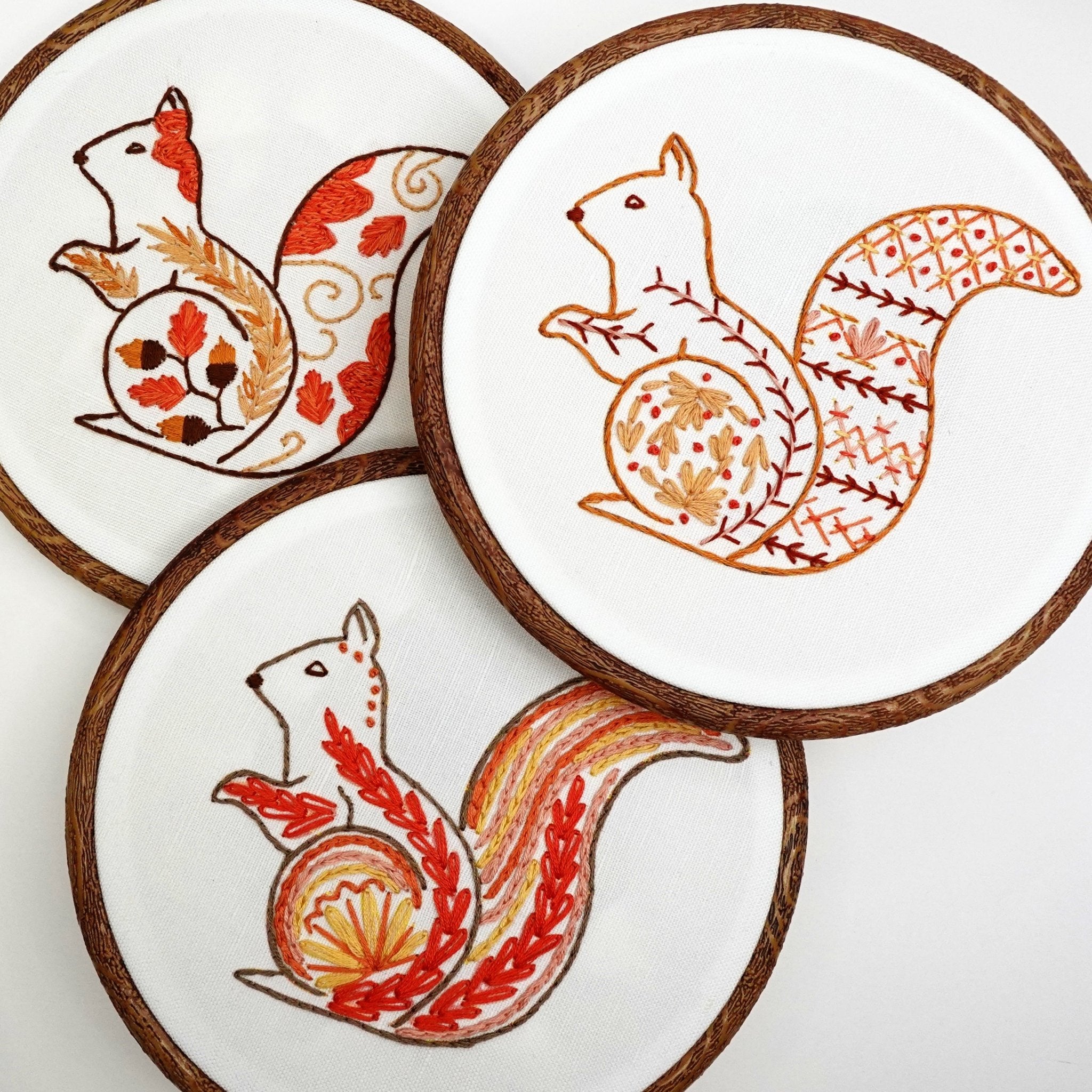 Stick & Stitch Motifs: Squirrels - Stitched Stories