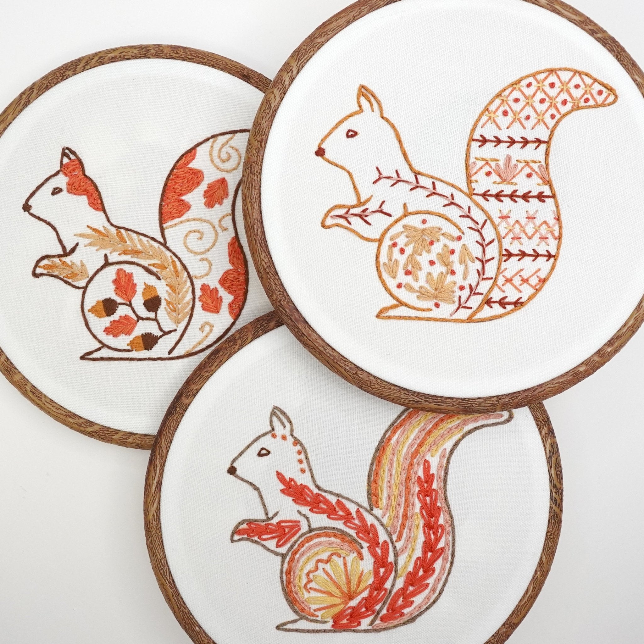Stick & Stitch Motifs: Squirrels - Stitched Stories