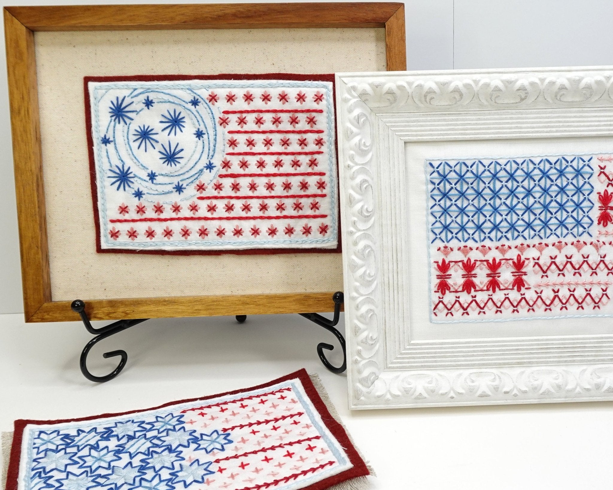 Stick & Stitch Motifs: Stars & Stripes - Stitched Stories