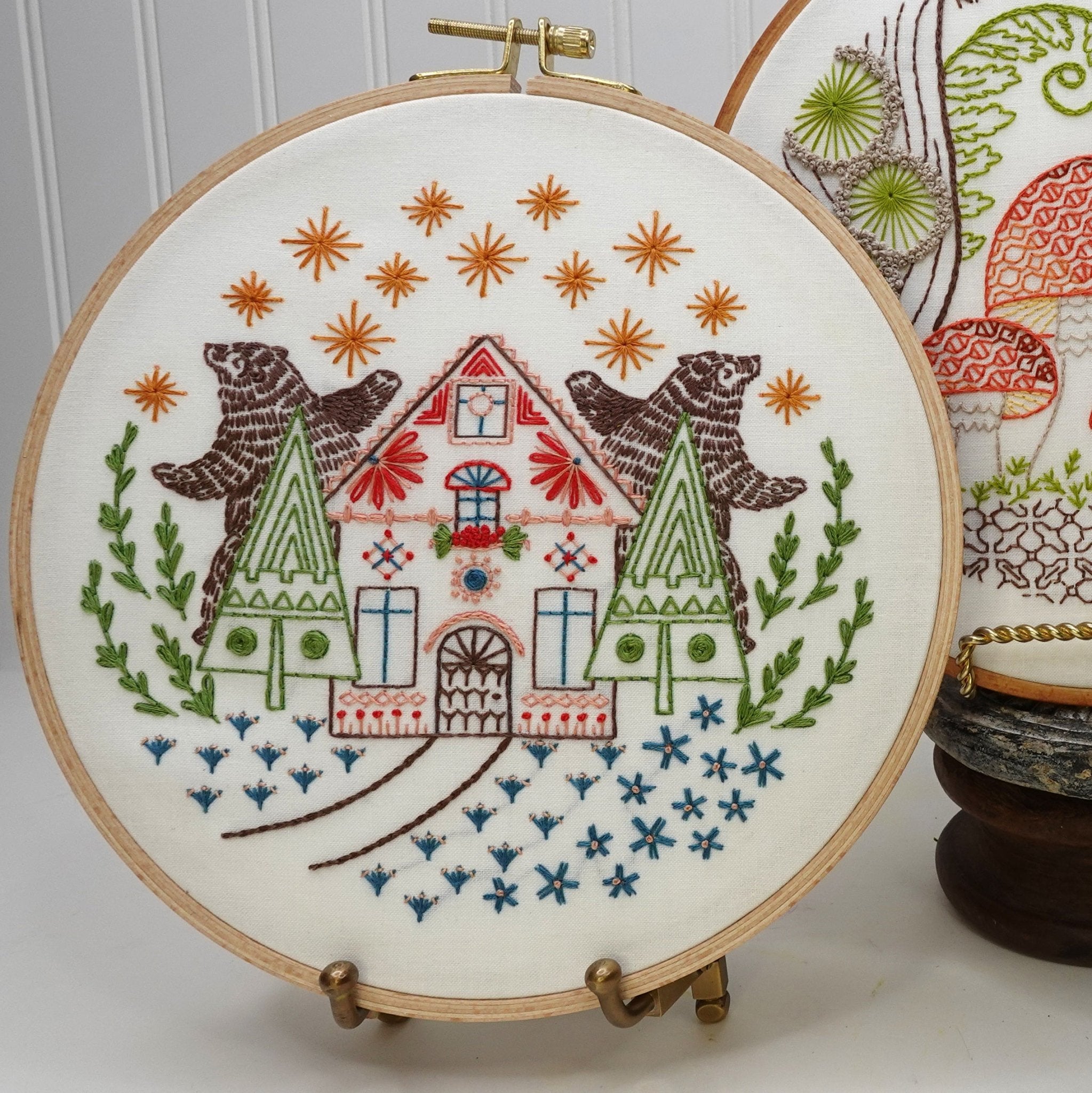 Ursa Duet Embroidery Kit - Stitched Stories