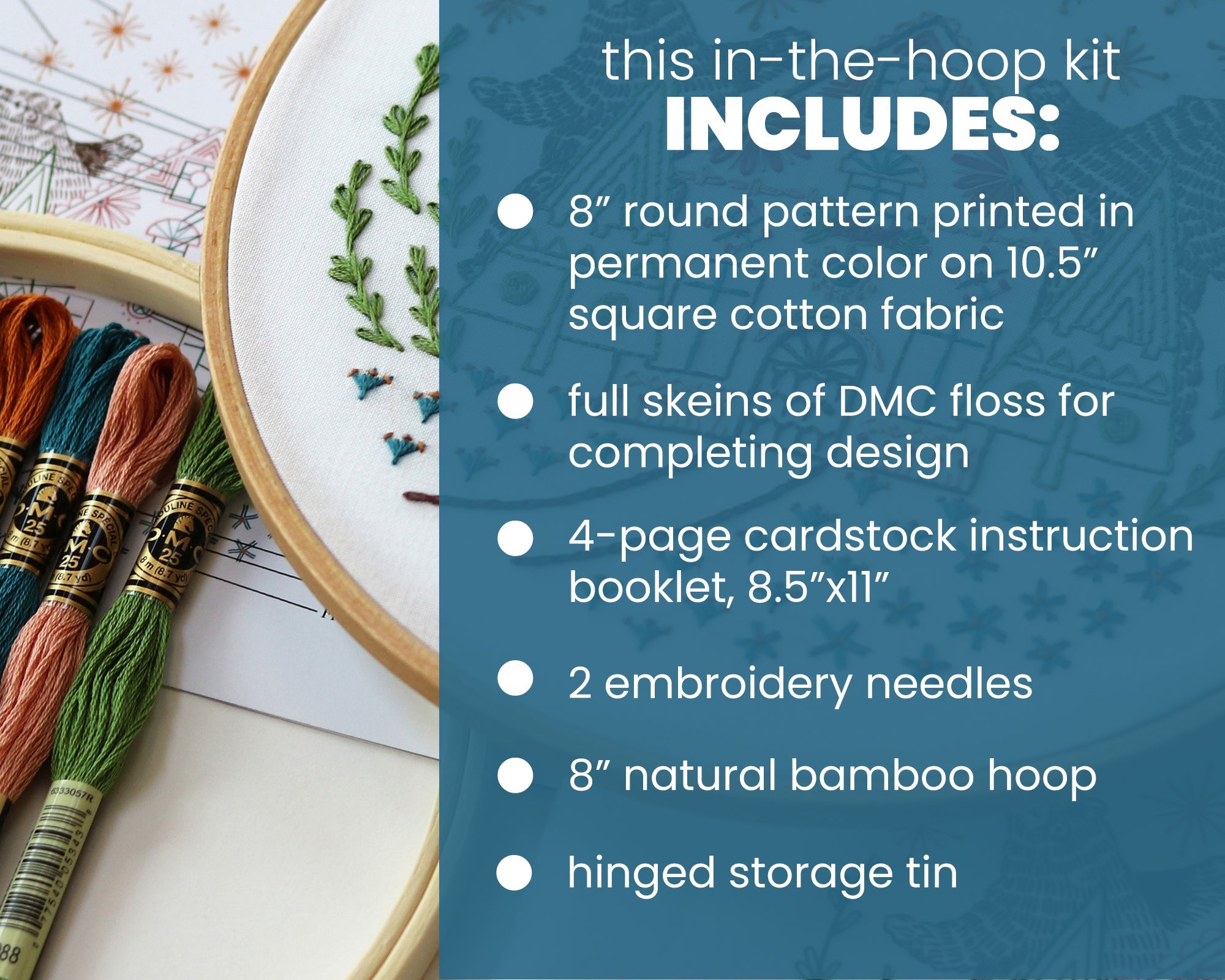 Ursa Duet Embroidery Kit - Stitched Stories