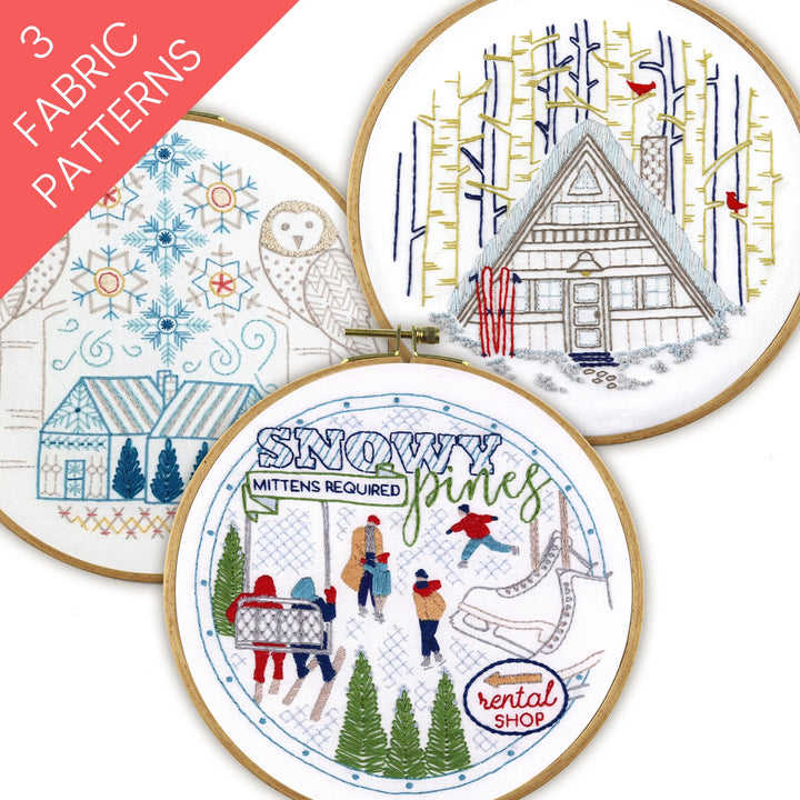 Winter Wonder Bundle of 3 Fabric Patterns - Stitched Stories