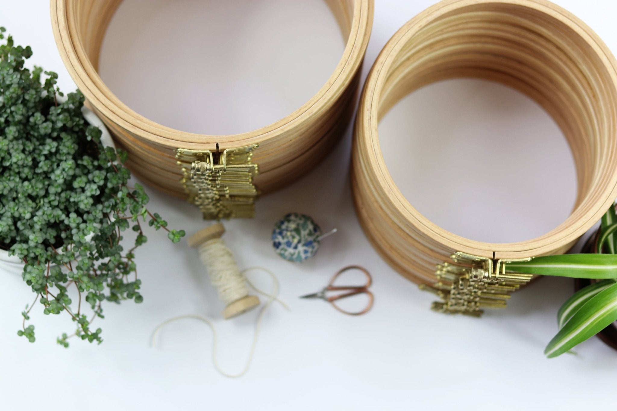 Beechwood Hoop for Finished Projects - Stitched Stories