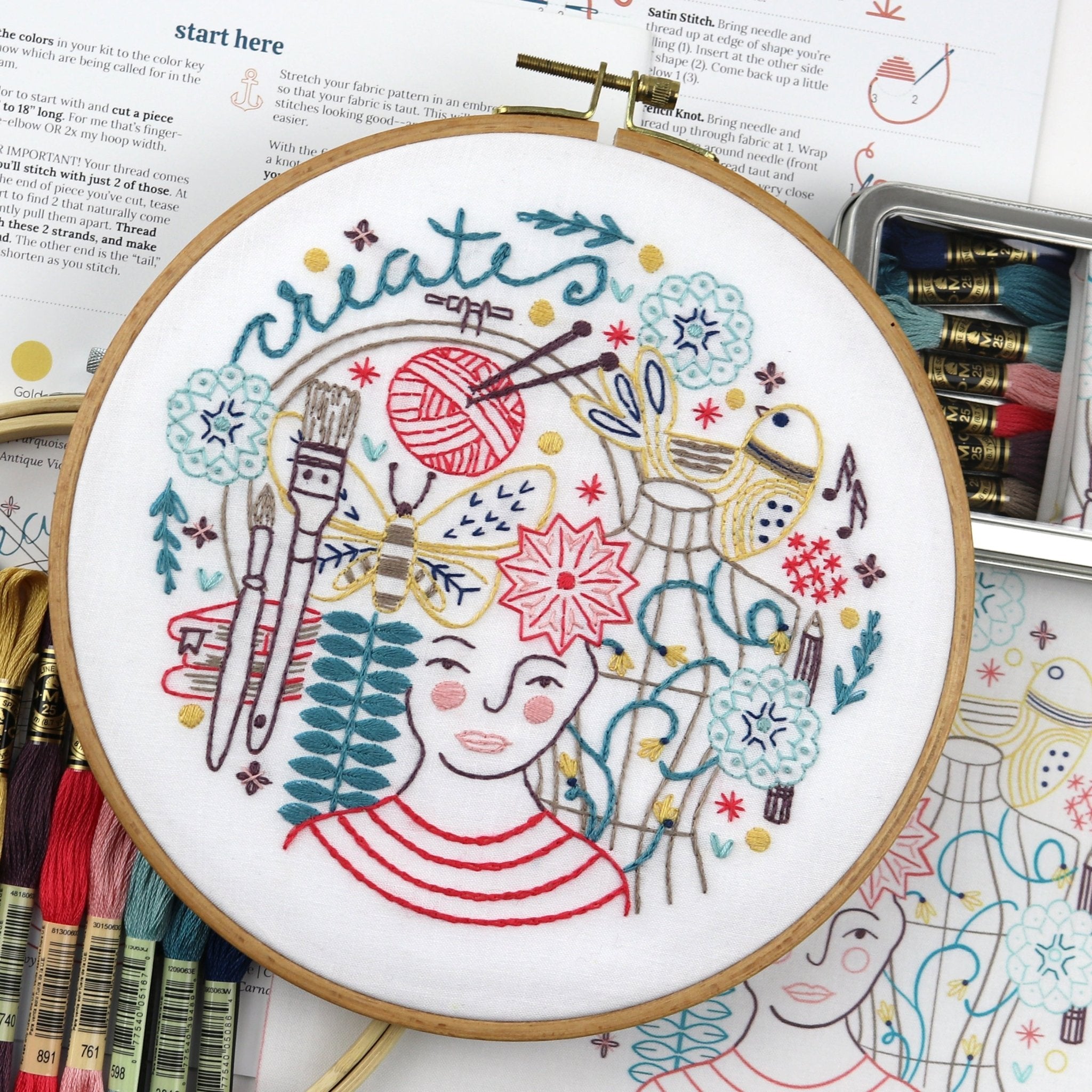 Create Embroidery Kit - Stitched Stories