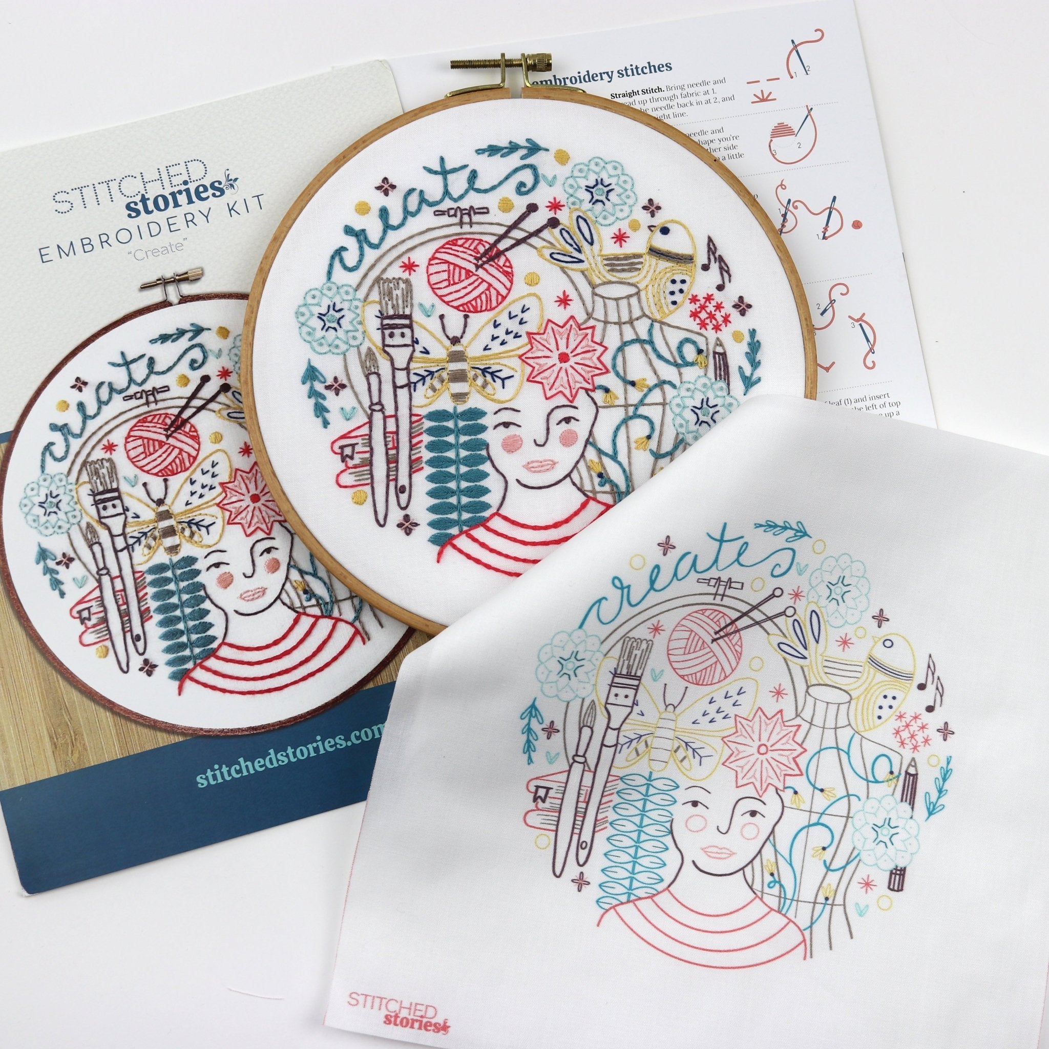 Create Embroidery Kit - Stitched Stories