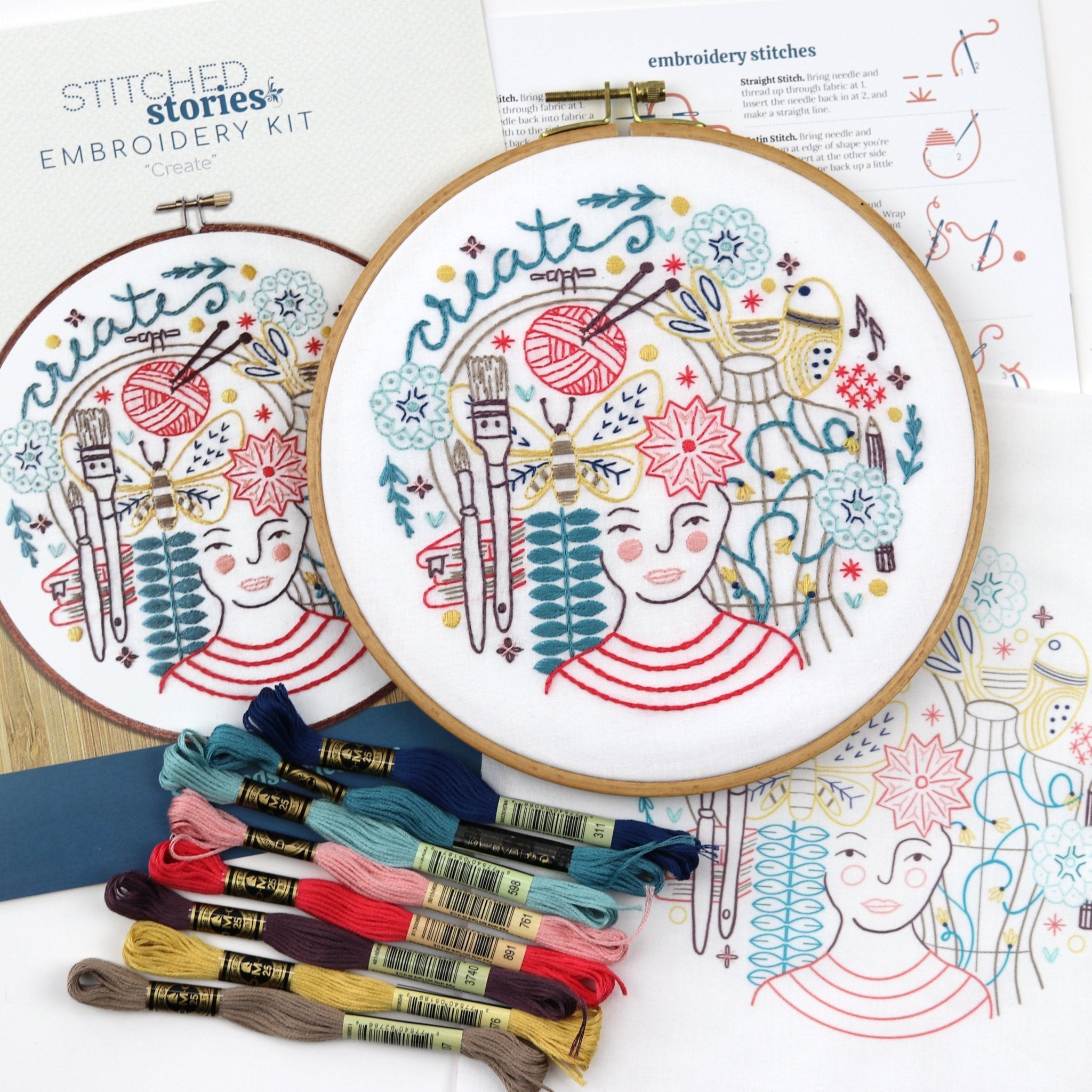 Create Embroidery Kit - Stitched Stories