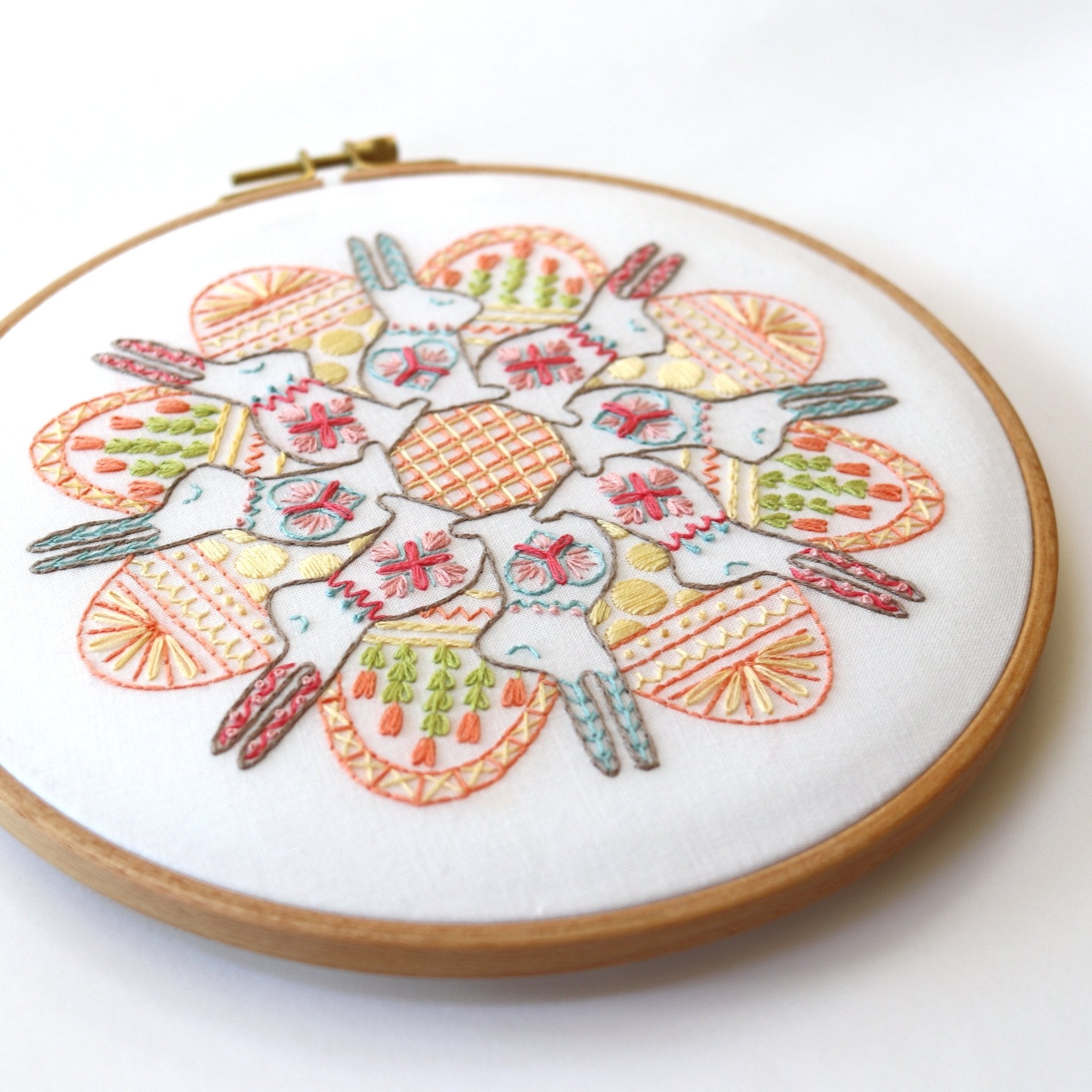 Easter Fluffle Embroidery Kit - Stitched Stories