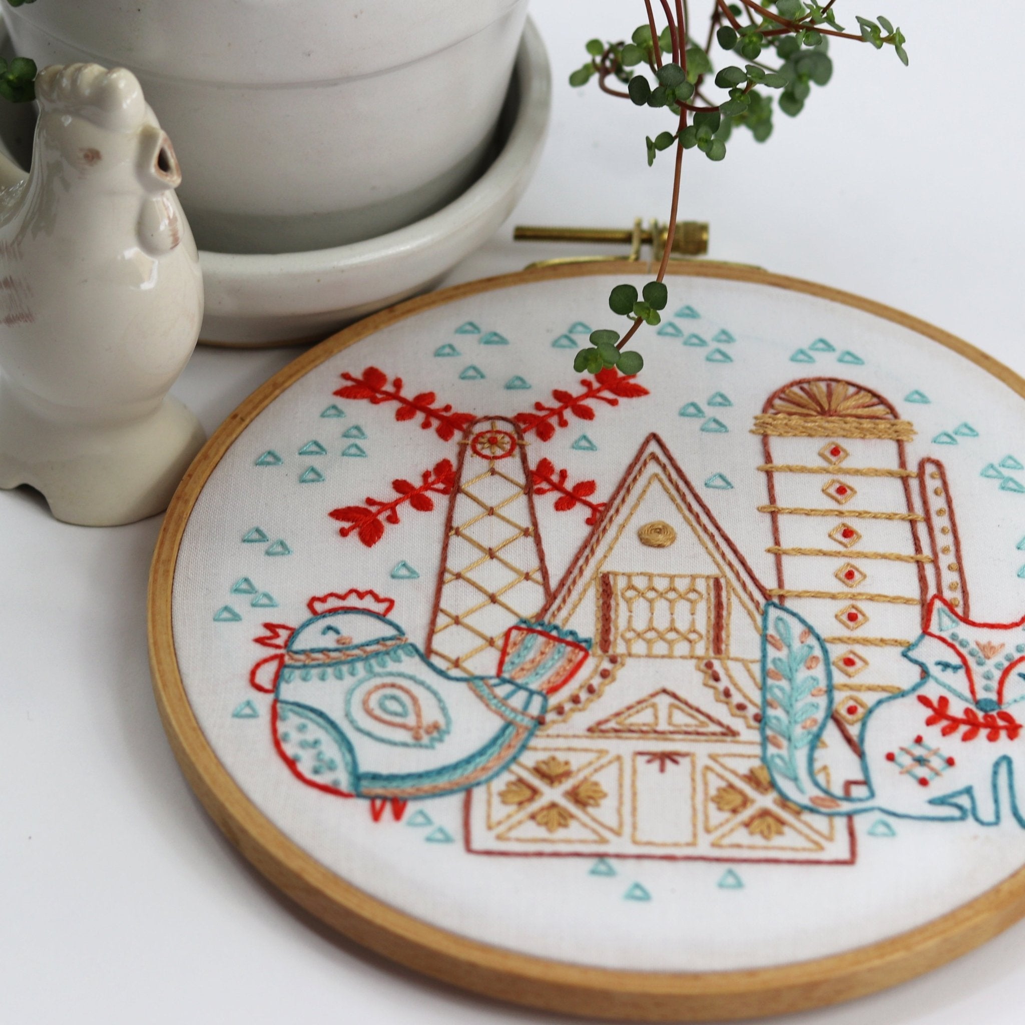 Farm Fresh Embroidery Kit Bundle of 3 - Stitched Stories