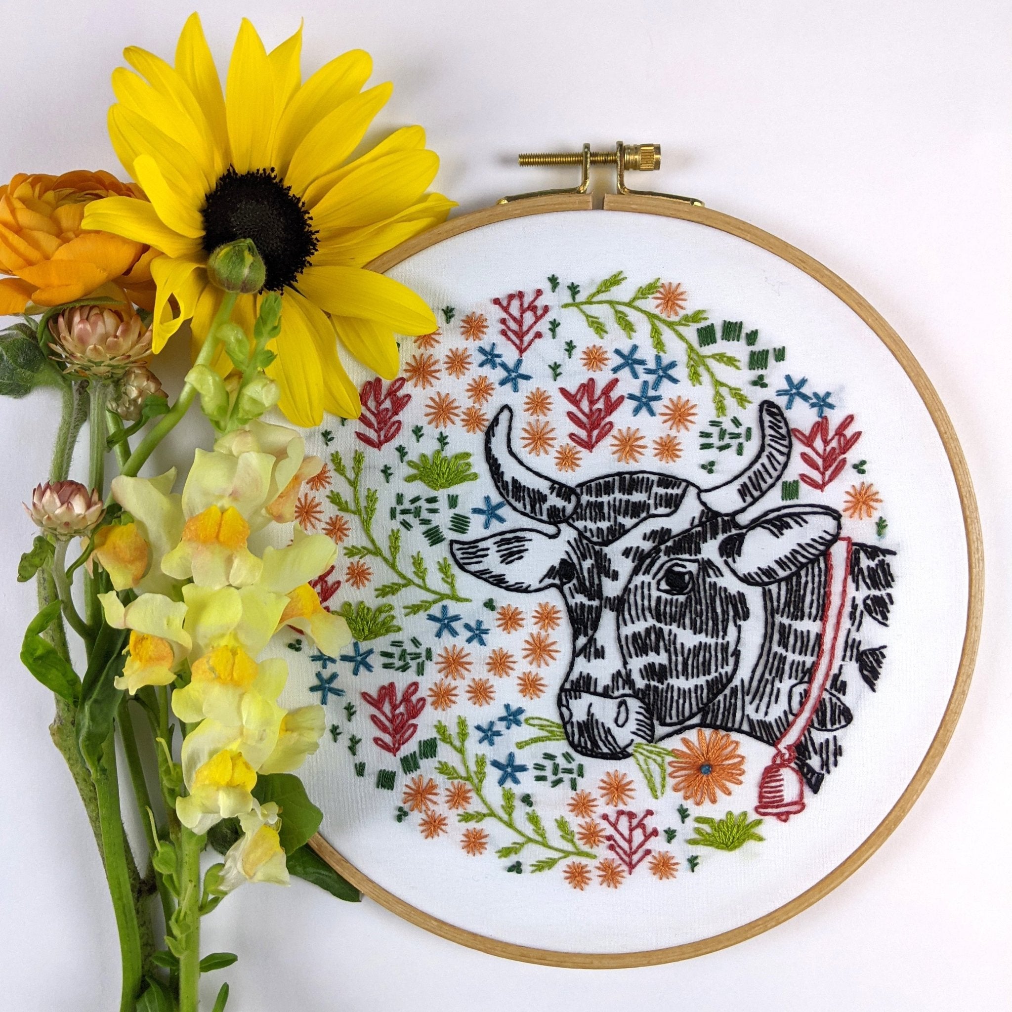 Farm Fresh Embroidery Kit Bundle of 3 - Stitched Stories