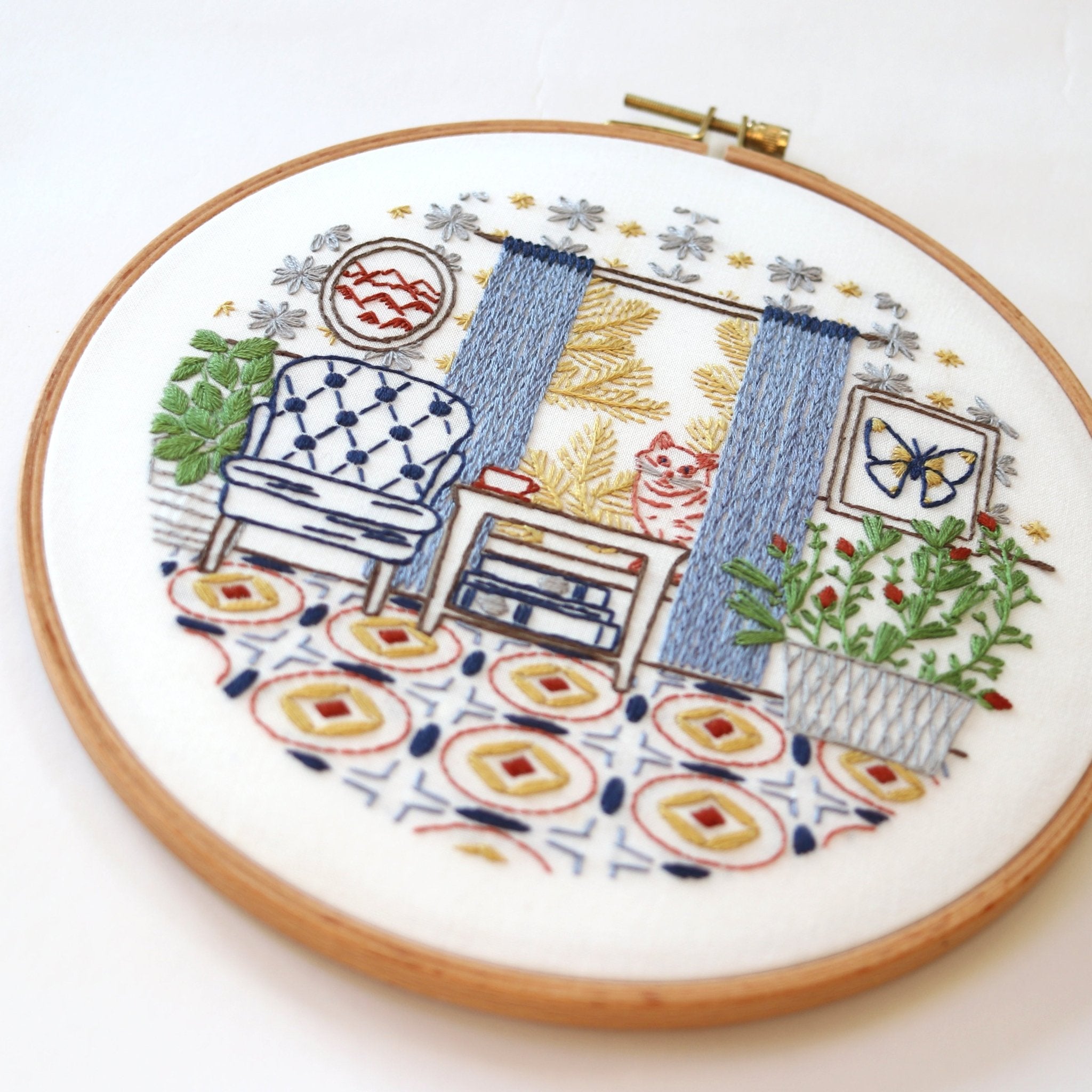 Home Scenes Embroidery Kit Bundle of 3 - Stitched Stories