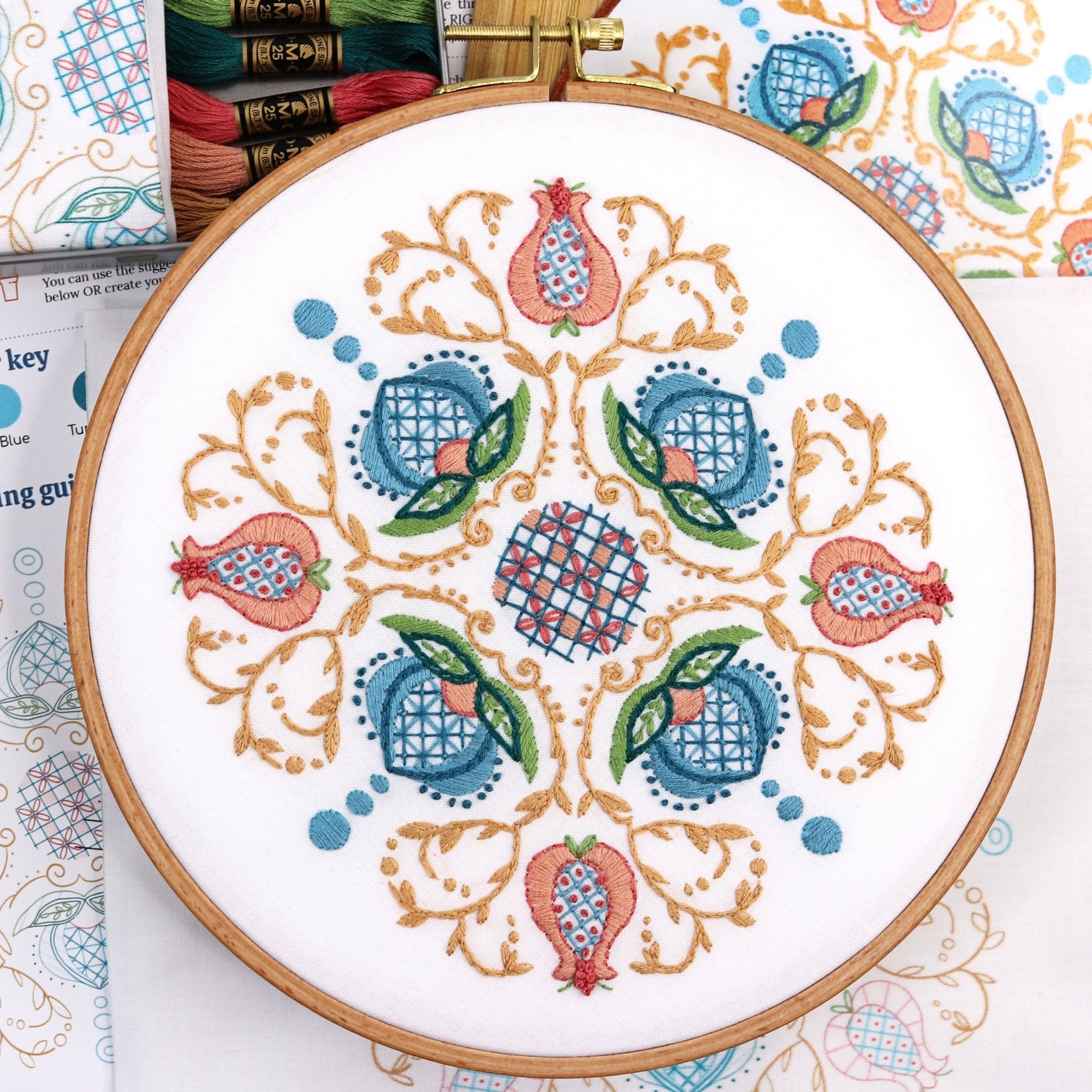 Jacobean Embroidery Kit - Stitched Stories